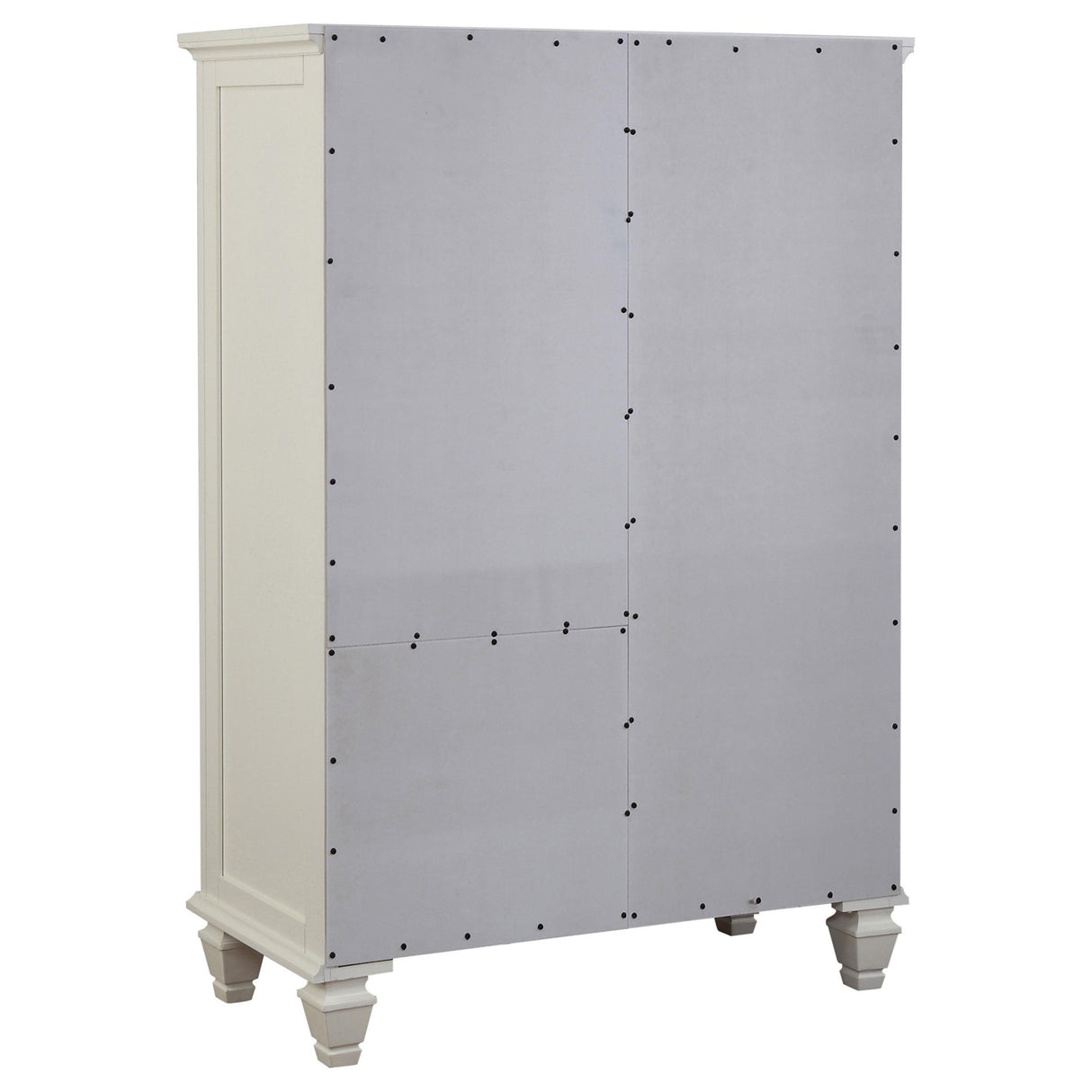 Coaster Furniture Sandy Beach 201308 8-Drawer Door Chest - Cream White IMAGE 4