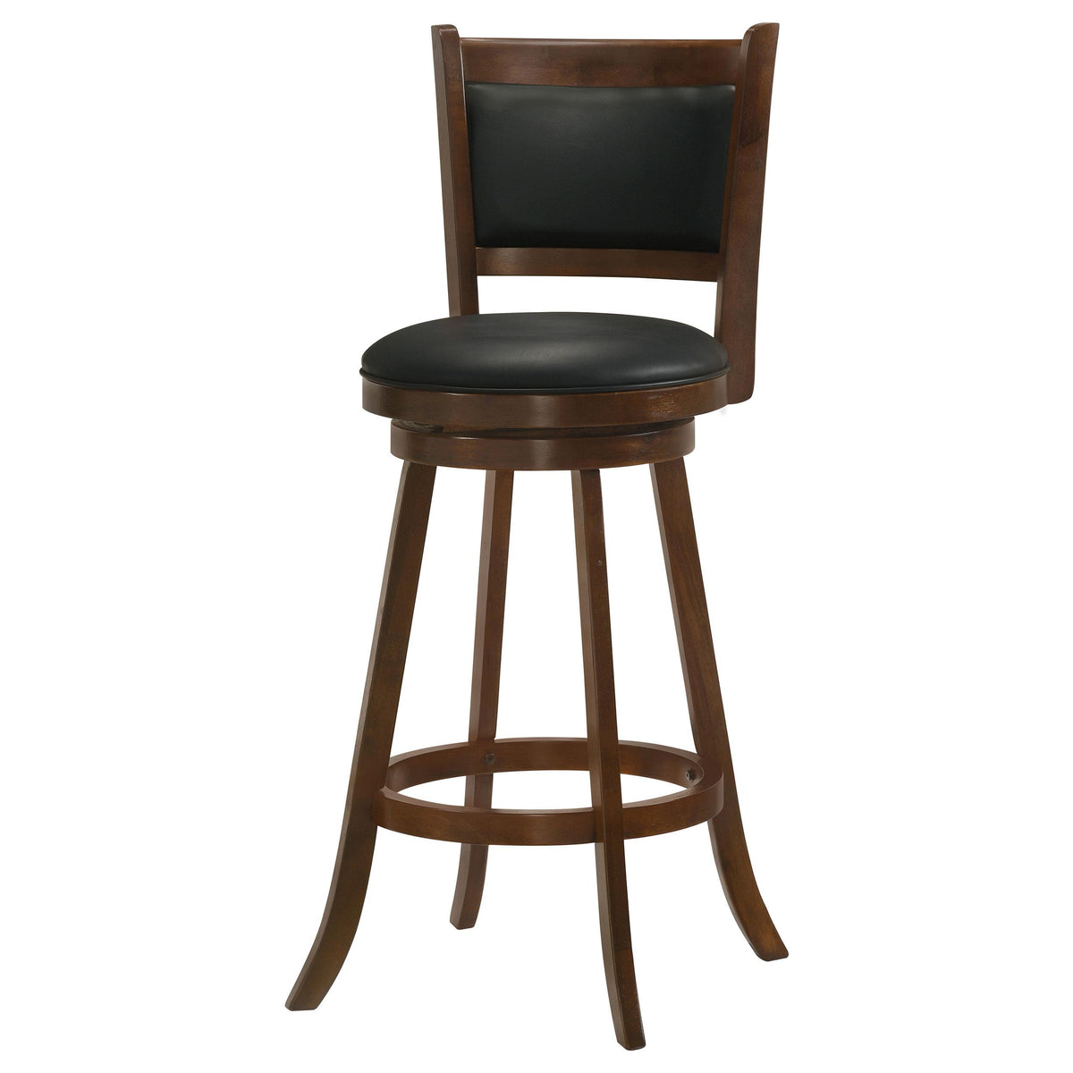Coaster Furniture Broxton 101920 Upholstered Swivel Bar Chair - Chestnut (Set of 2) IMAGE 4