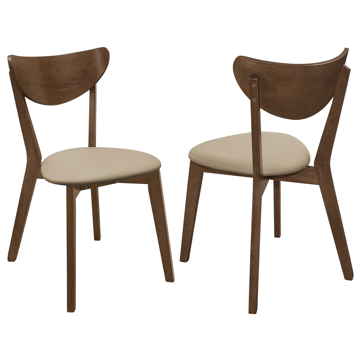 Coaster Furniture Kersey 103062 Wood Dining Side Chair - Chestnut (Set of 2) IMAGE 1