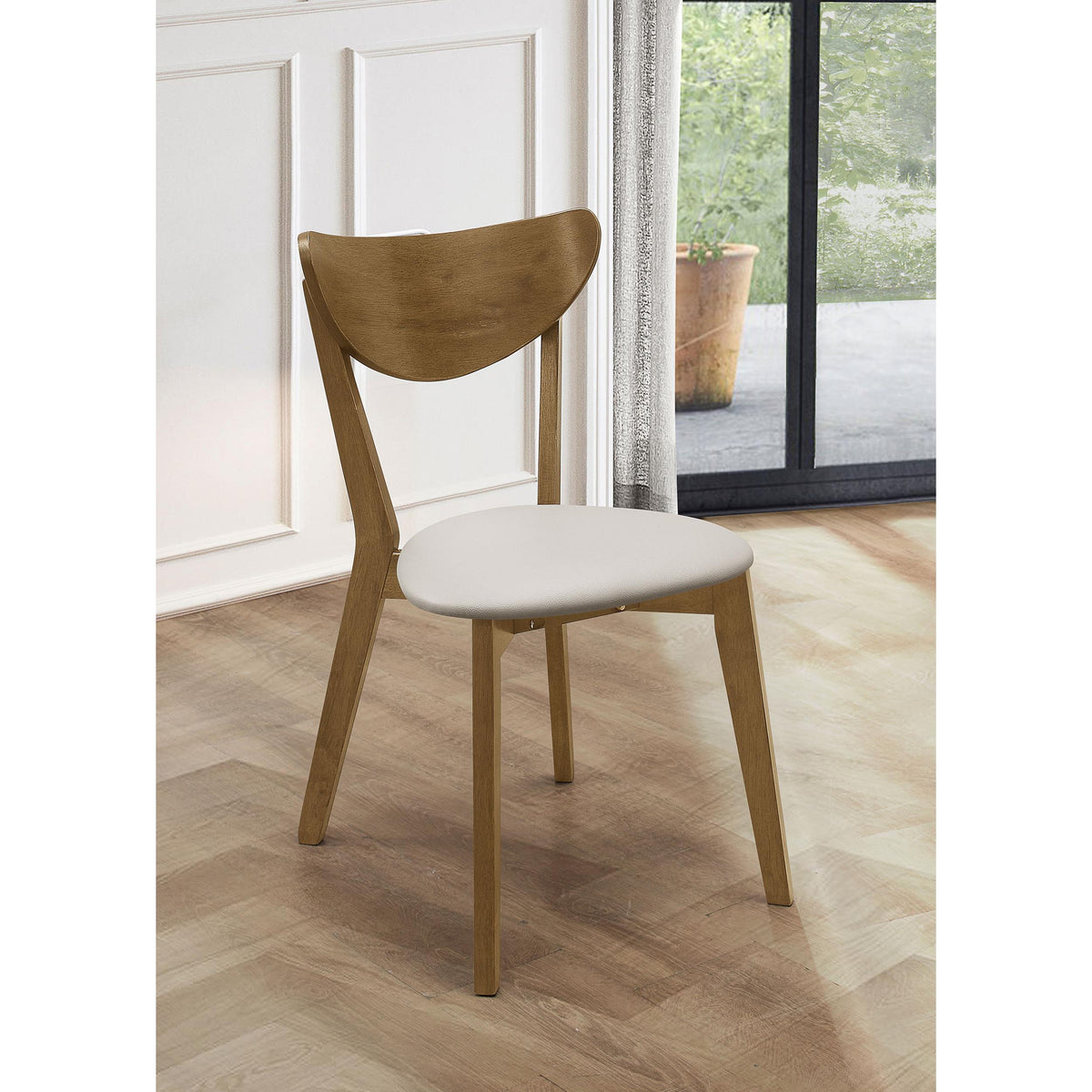 Coaster Furniture Kersey 103062 Wood Dining Side Chair - Chestnut (Set of 2) IMAGE 10