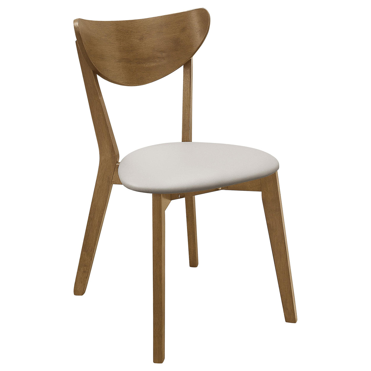 Coaster Furniture Kersey 103062 Wood Dining Side Chair - Chestnut (Set of 2) IMAGE 2