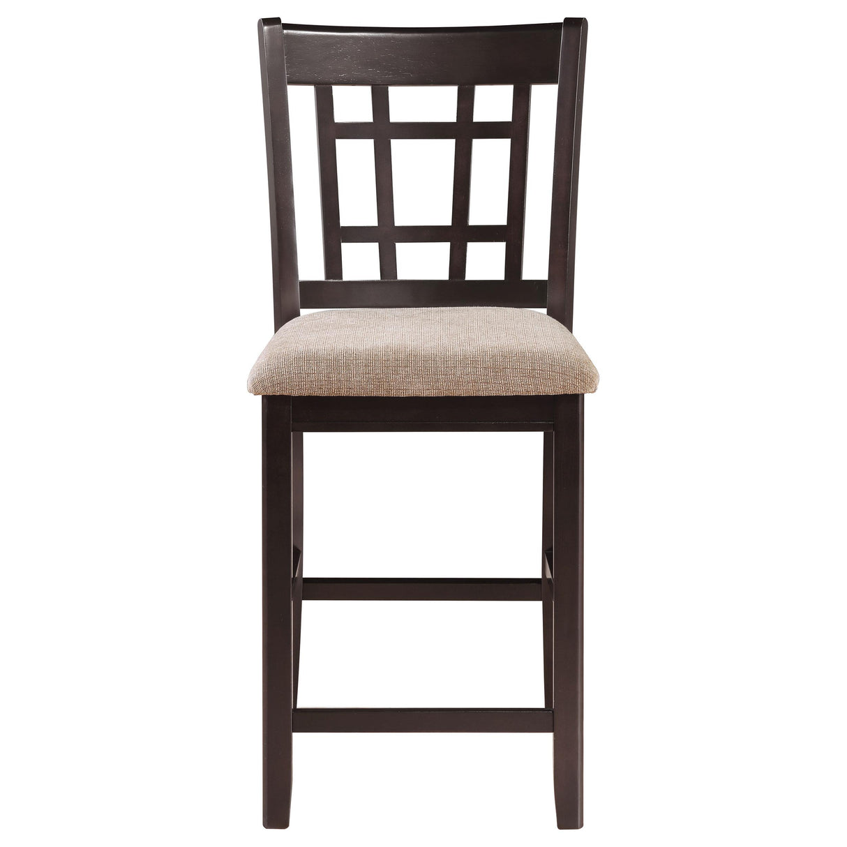 Coaster Furniture Lavon 105279 Wood Counter Chair - Tan and Espresso (Set of 2) IMAGE 2