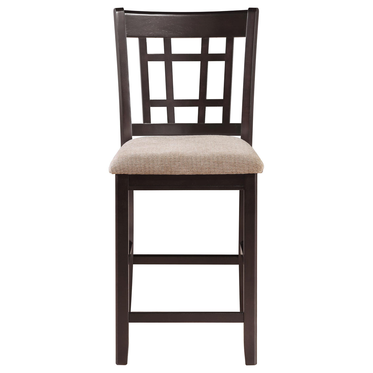 Coaster Furniture Lavon 105279 Wood Counter Chair - Tan and Espresso (Set of 2) IMAGE 3