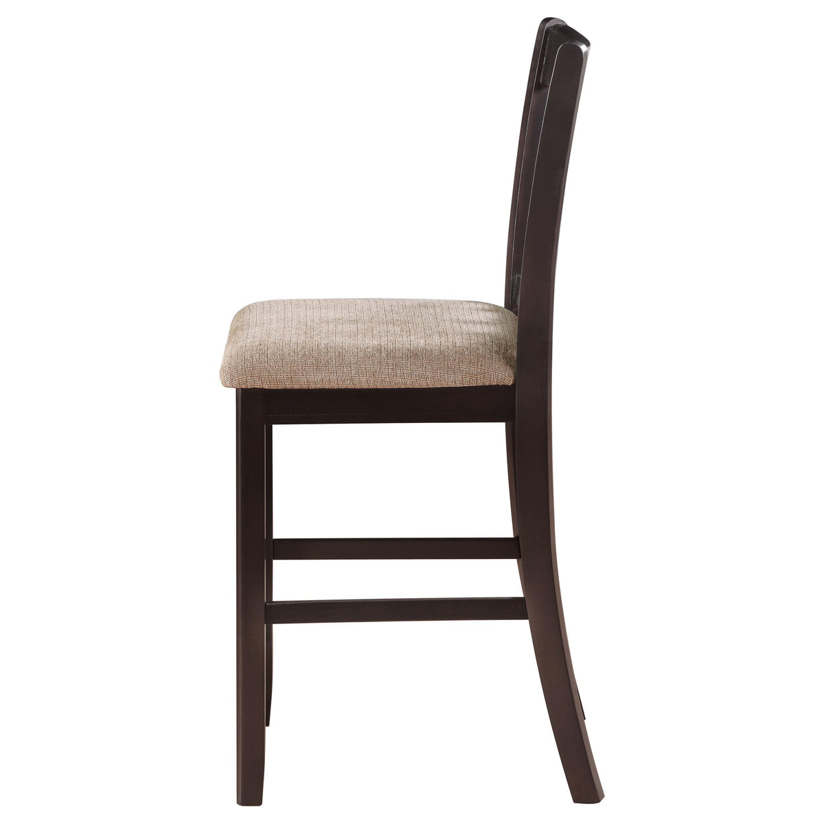 Coaster Furniture Lavon 105279 Wood Counter Chair - Tan and Espresso (Set of 2) IMAGE 5