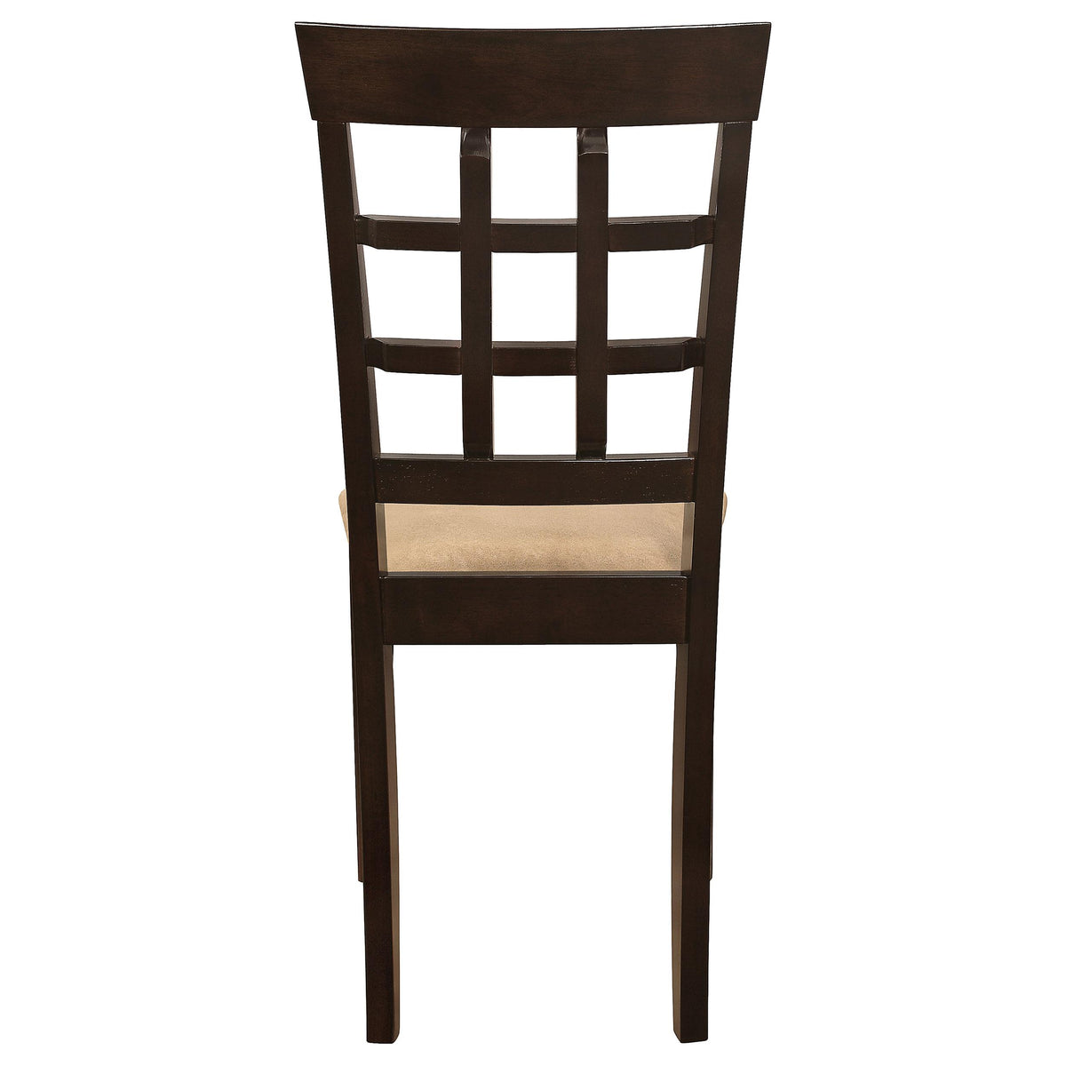 Coaster Furniture Gabriel 100772 Lattice Back Dining Side Chair - Cappuccino (Set of 2) IMAGE 7