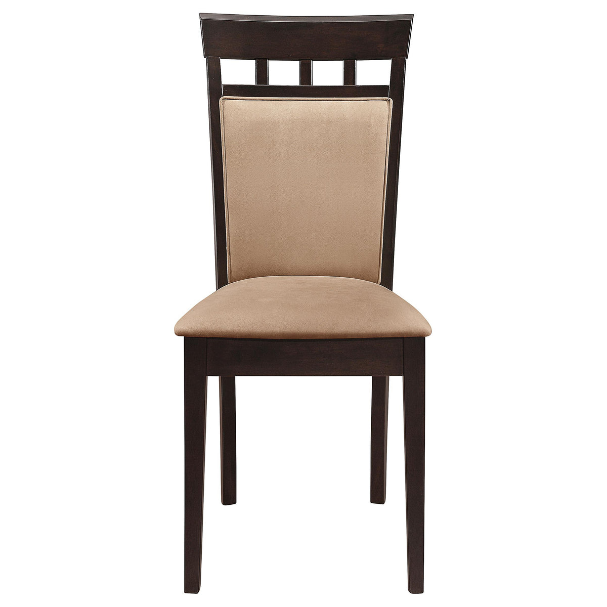 Coaster Furniture Gabriel 100773 Closed Back Dining Side Chair - Cappuccino (Set of 2) IMAGE 3