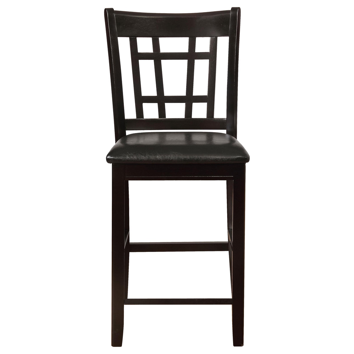 Coaster Furniture Lavon 102889 Wood Counter Chair - Black and Espresso (Set of 2) IMAGE 3