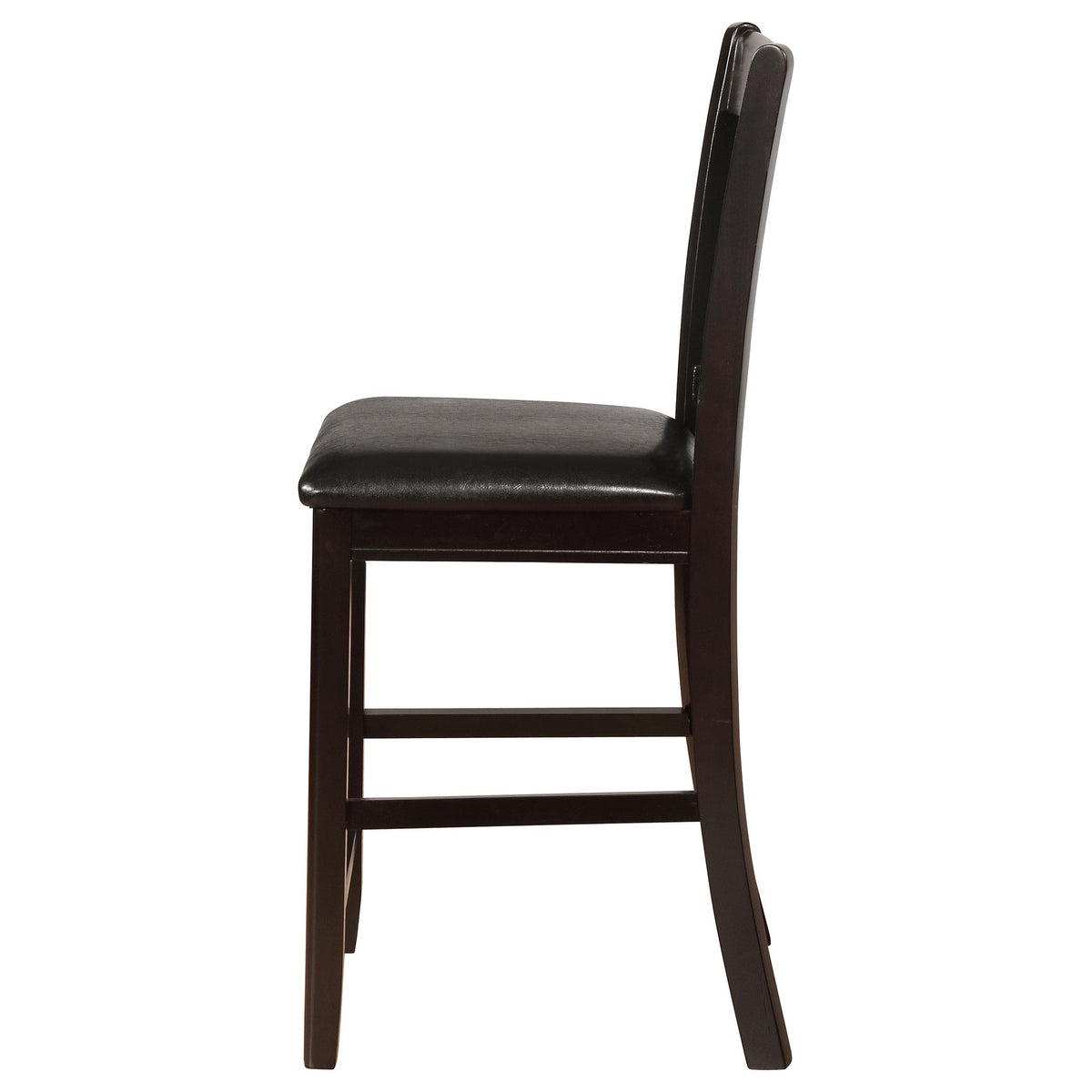 Coaster Furniture Lavon 102889 Wood Counter Chair - Black and Espresso (Set of 2) IMAGE 5