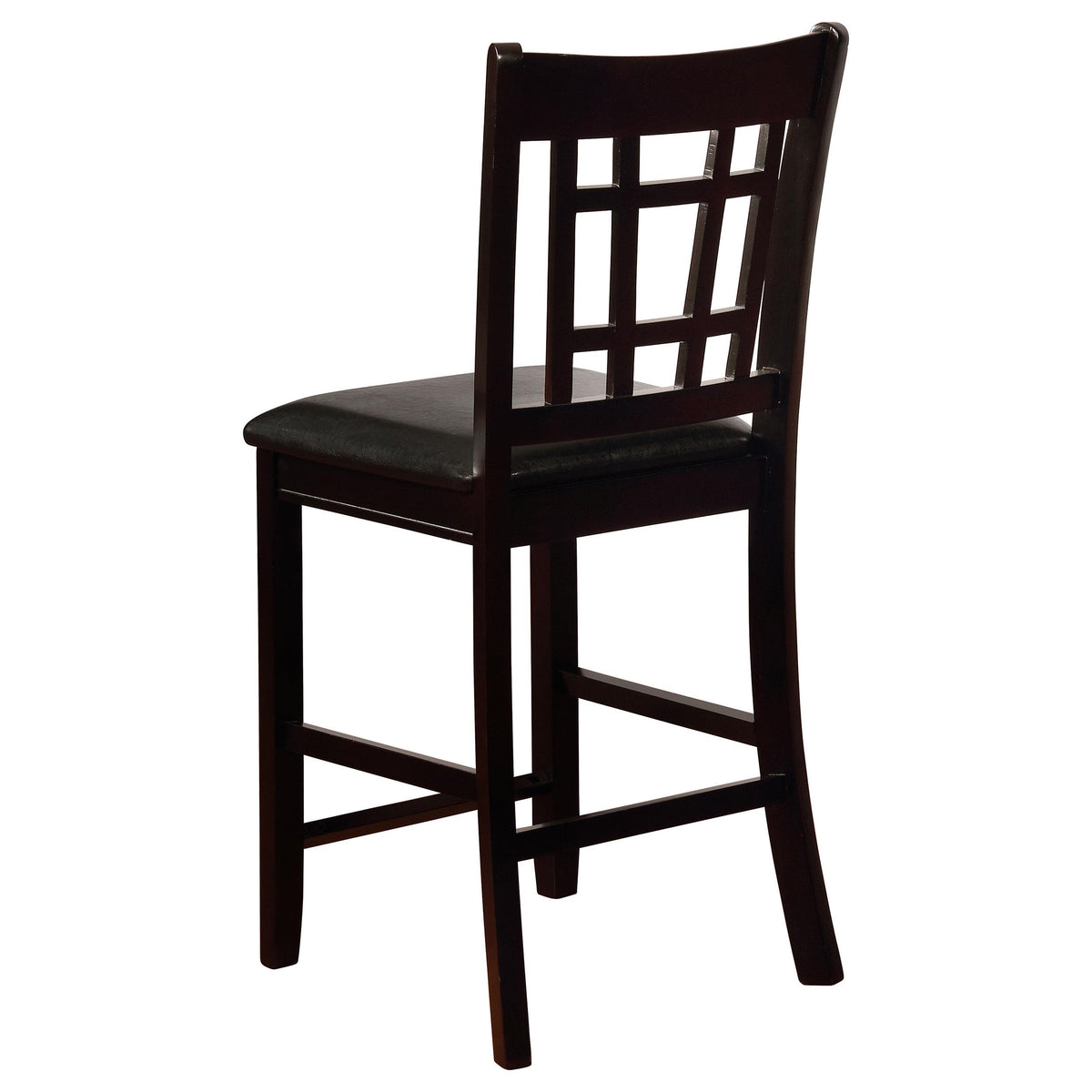 Coaster Furniture Lavon 102889 Wood Counter Chair - Black and Espresso (Set of 2) IMAGE 6