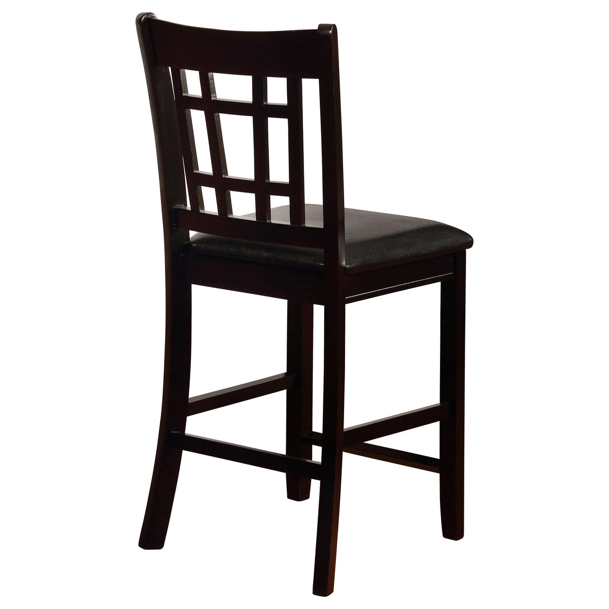 Coaster Furniture Lavon 102889 Wood Counter Chair - Black and Espresso (Set of 2) IMAGE 8