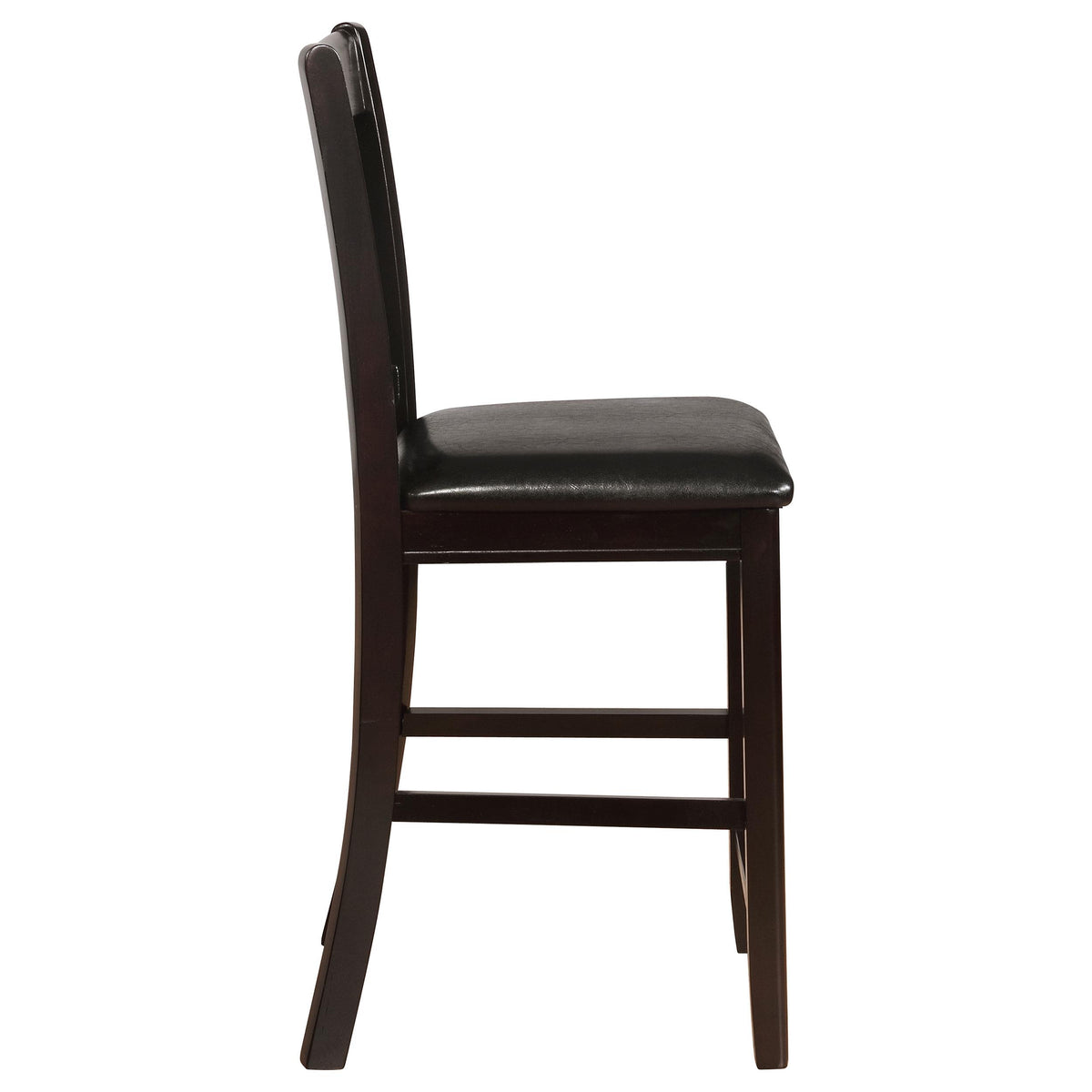 Coaster Furniture Lavon 102889 Wood Counter Chair - Black and Espresso (Set of 2) IMAGE 9