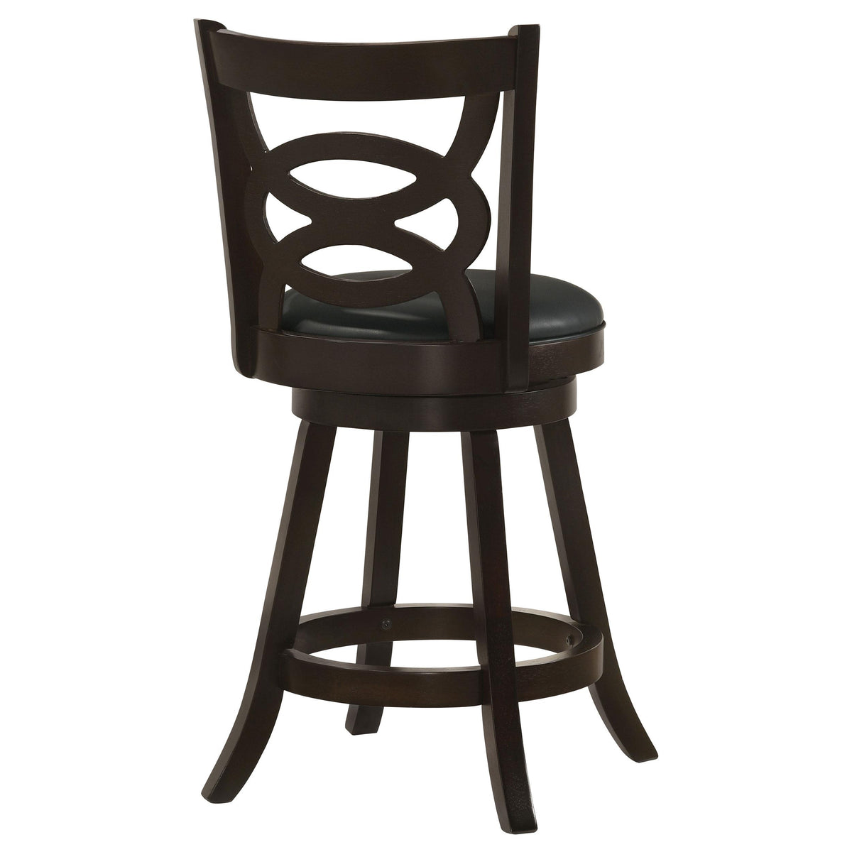 Coaster Furniture Calecita 101929 Wood Swivel Counter Stool - Cappuccino (Set of 2) IMAGE 7