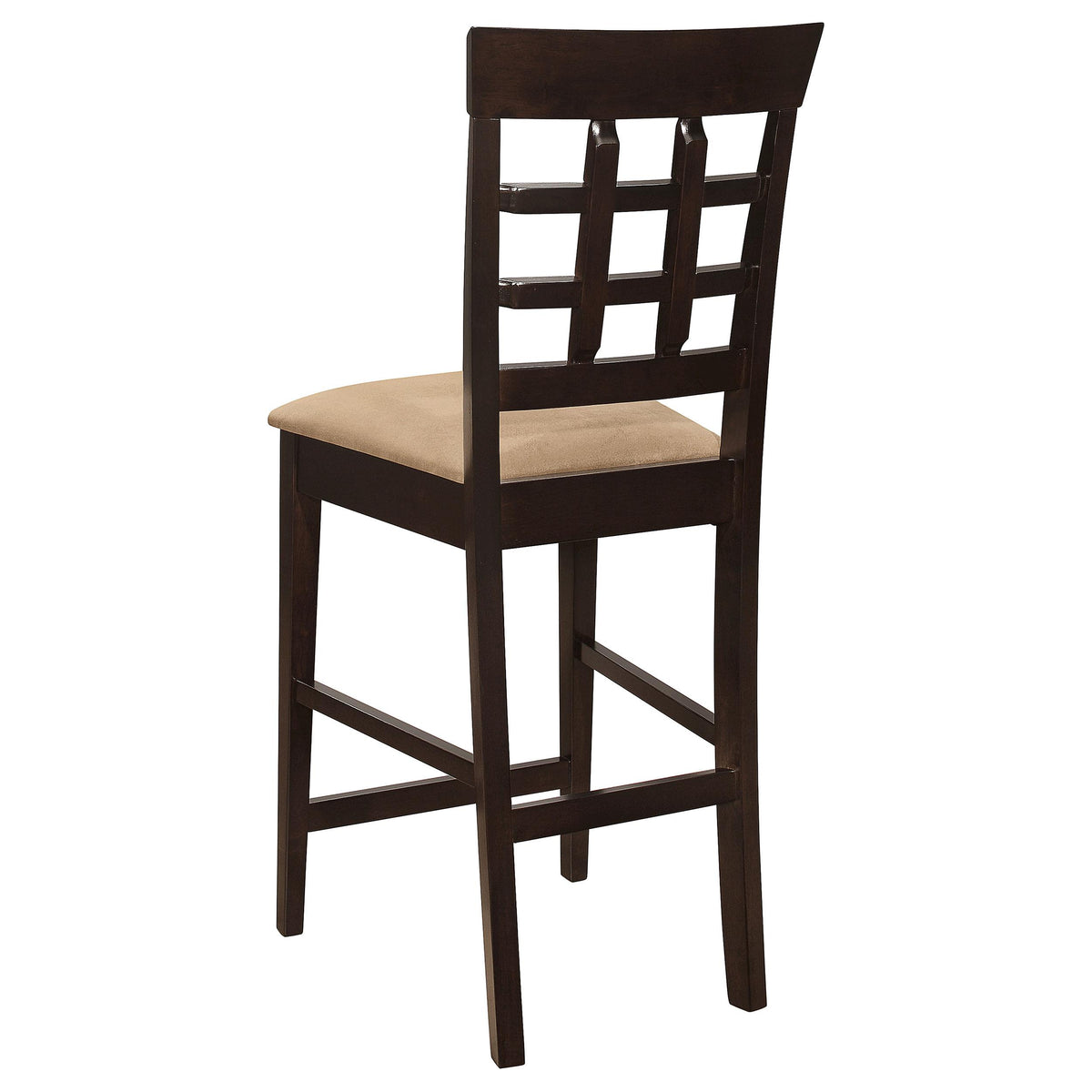 Coaster Furniture Gabriel 100209 Lattice Back Counter Chair - Cappuccino (Set of 2) IMAGE 6