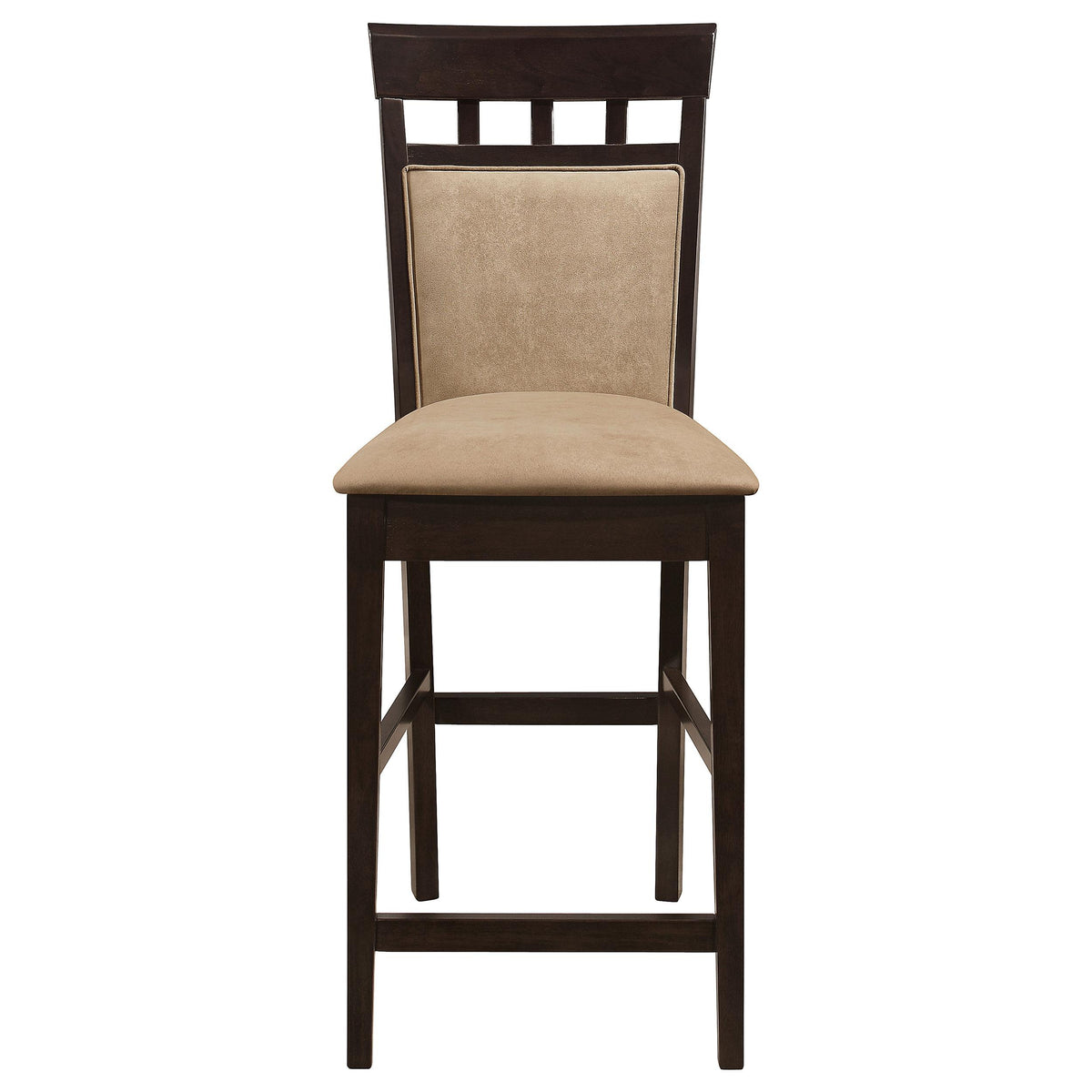 Coaster Furniture Gabriel 100219 Closed Back Counter Chair - Cappuccino (Set of 2) IMAGE 3