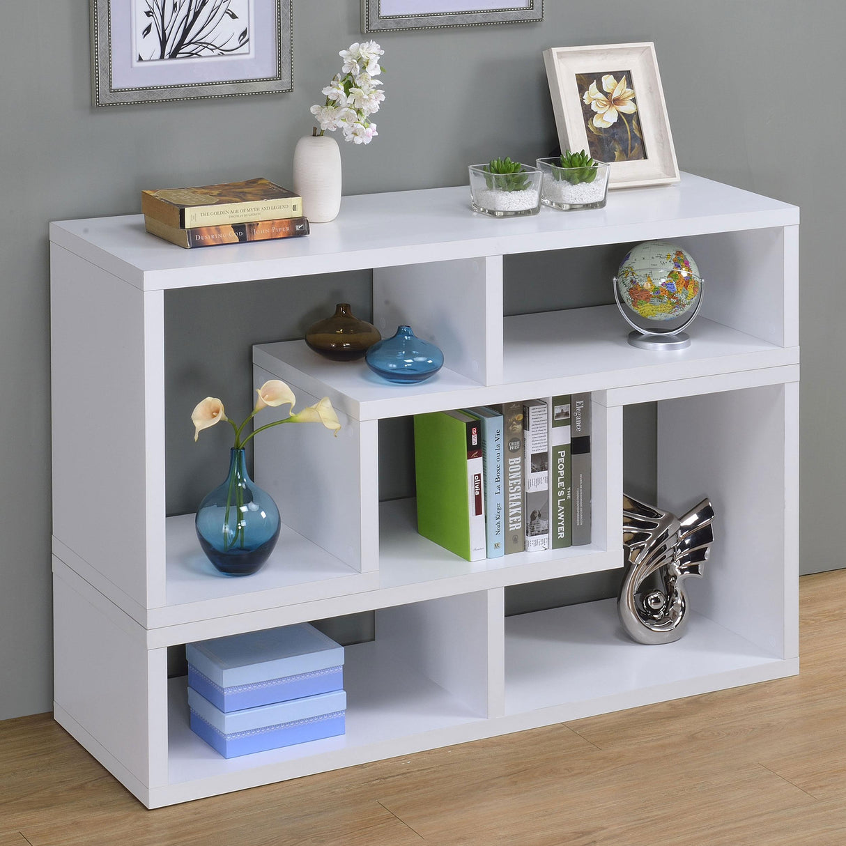 Coaster Furniture Velma 800330 Multipurpose TV Stand and Bookshelf - White IMAGE 13