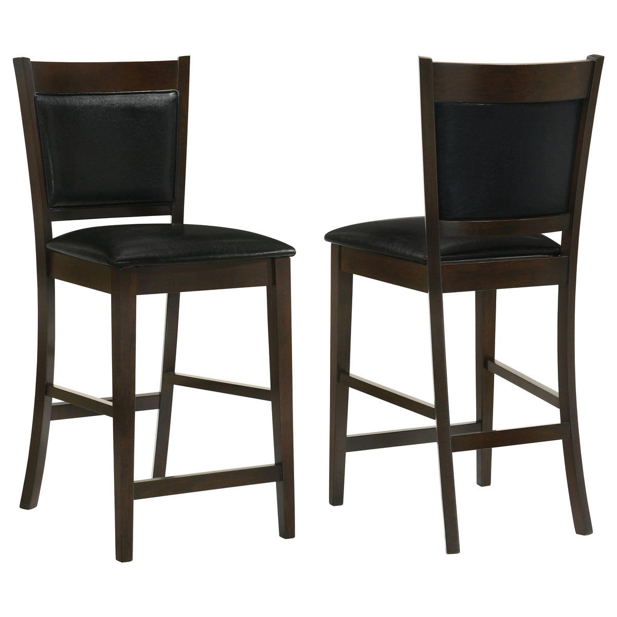 Coaster Furniture Jaden 100959 Upholstered Counter Chair - Espresso (Set of 2) IMAGE 1