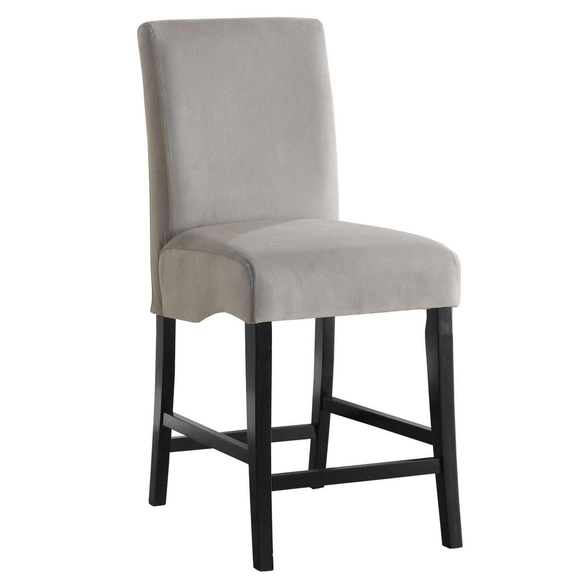Coaster Furniture Stanton 102069GRY Velvet Upholstered Counter Chair - Grey (Set of 2) IMAGE 2