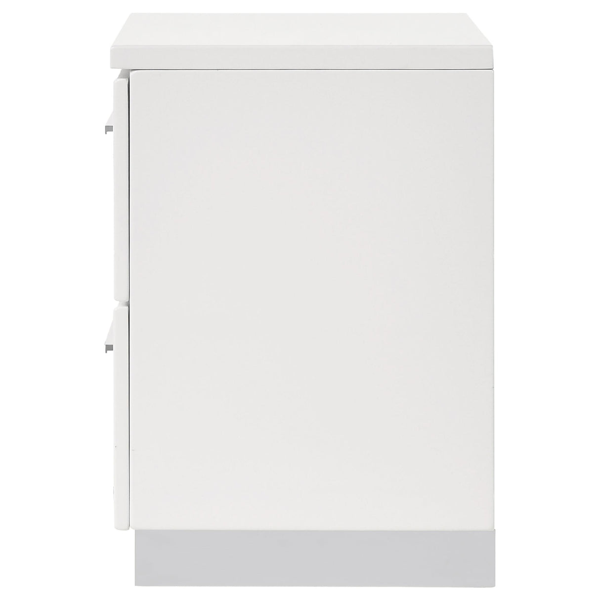 Coaster Furniture Felicity 203502 2-Drawer Nightstand - White High Gloss IMAGE 4