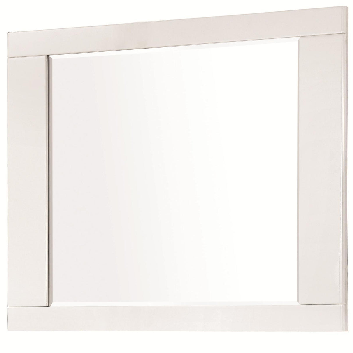 Coaster Furniture Felicity 203504 Dresser Mirror - White High Gloss IMAGE 1