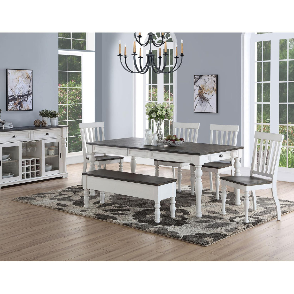Steve Silver Furniture Joanna JA500 5 pc Dining Set IMAGE 1