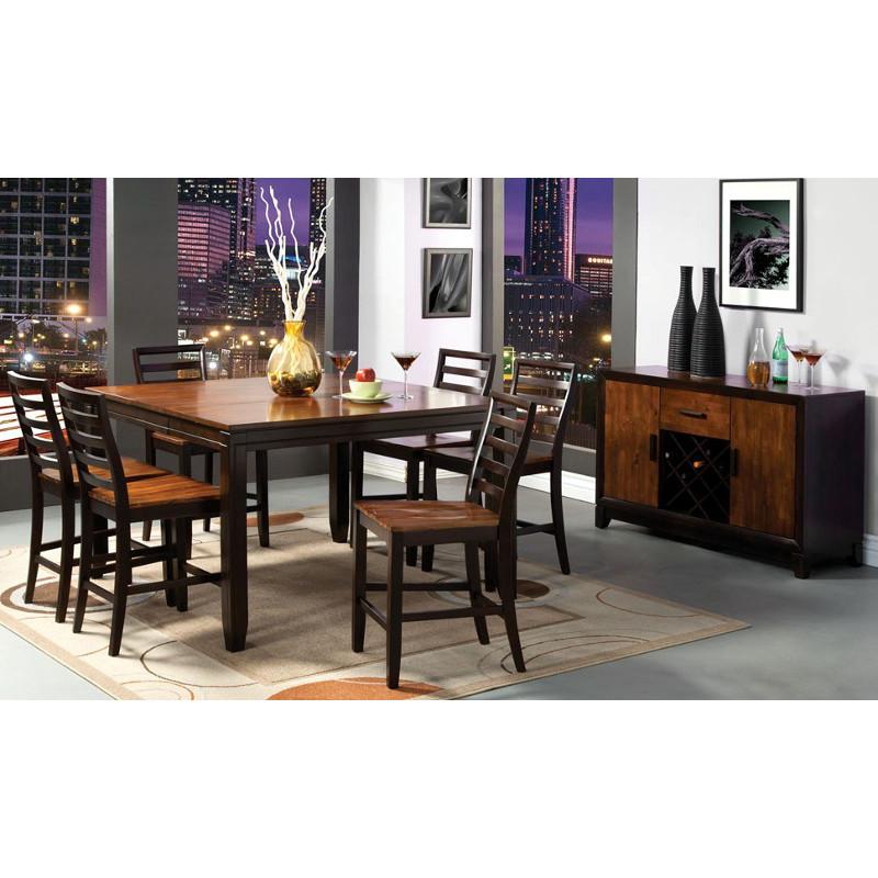 Furniture of America San Isabel Counter Height Dining Chair CM3151PC-2PK IMAGE 2
