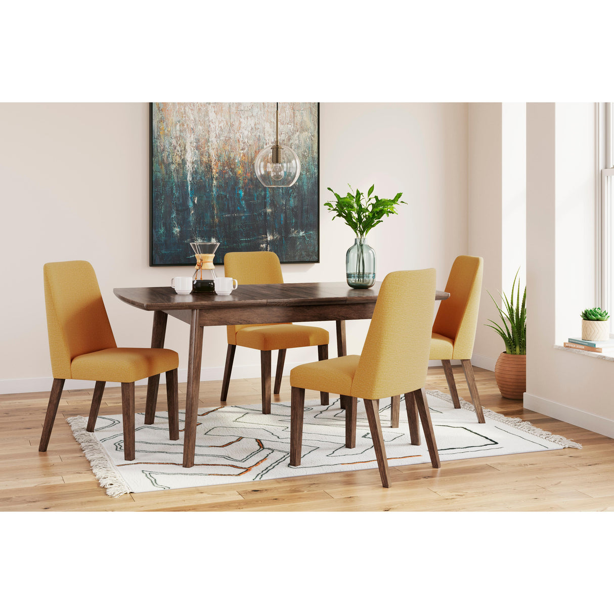 Signature Design by Ashley Lyncott D615D3 5 pc Dining Set IMAGE 1