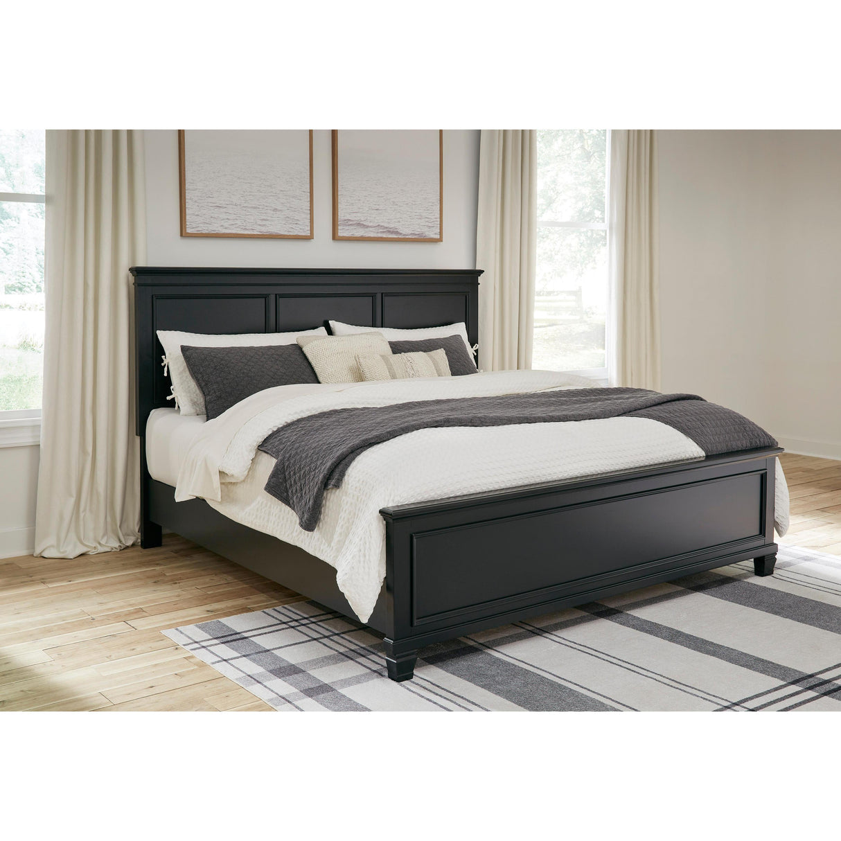 Signature Design by Ashley Lanolee B687B31 6 pc King Panel Bedroom Set IMAGE 2
