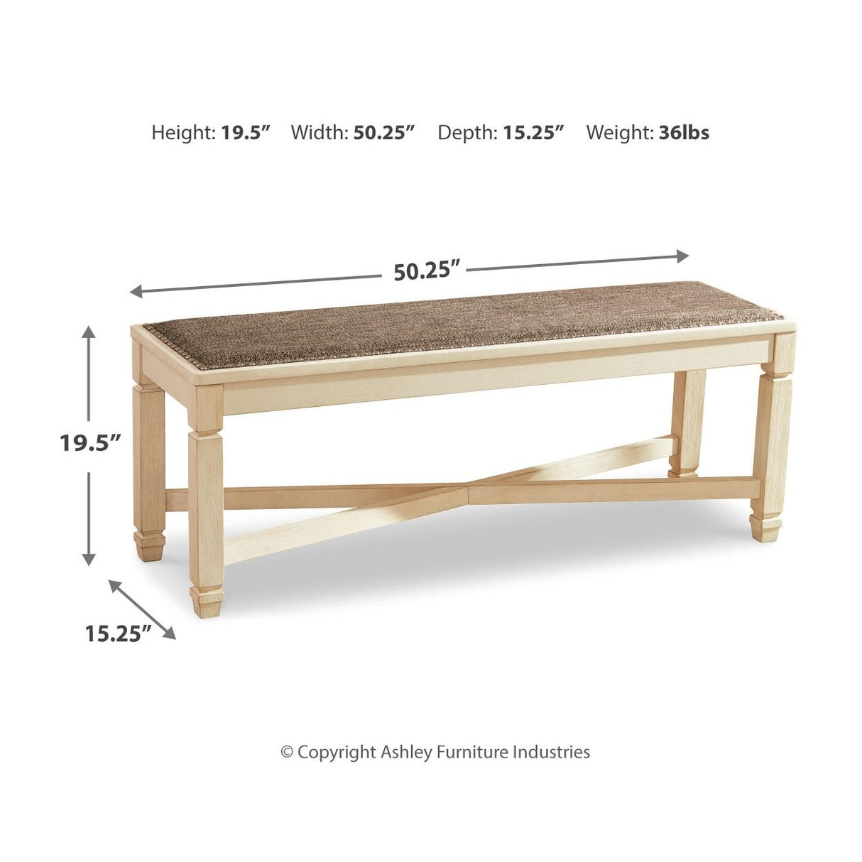 Signature Design by Ashley Bolanburg D647D7 5 pc Dining Set IMAGE 20