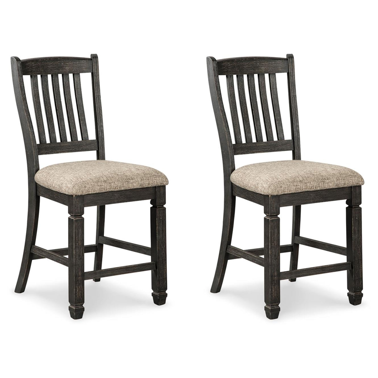 Signature Design by Ashley Tyler Creek D736D14 3 pc Counter Height Dining Set IMAGE 3