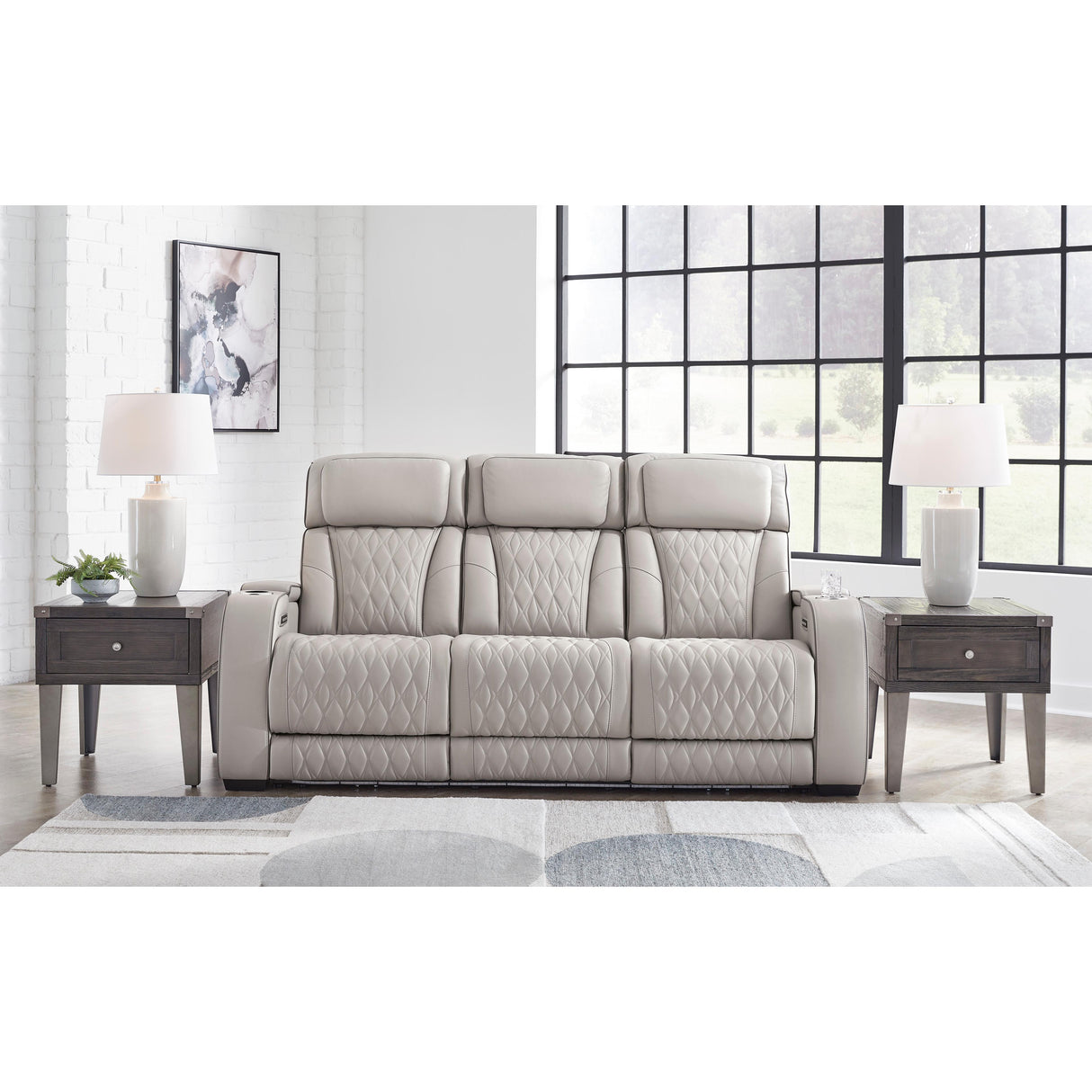 Signature Design by Ashley Boyington U27105U1 2 pc Power Reclining Living Room Set IMAGE 3