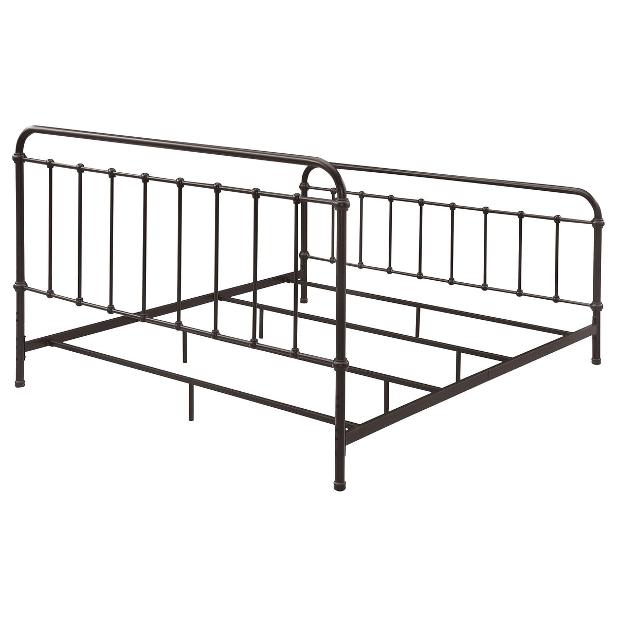 Coaster Furniture Livingston 300399KE Metal Eastern King Open Frame Bed - Dark Bronze IMAGE 6