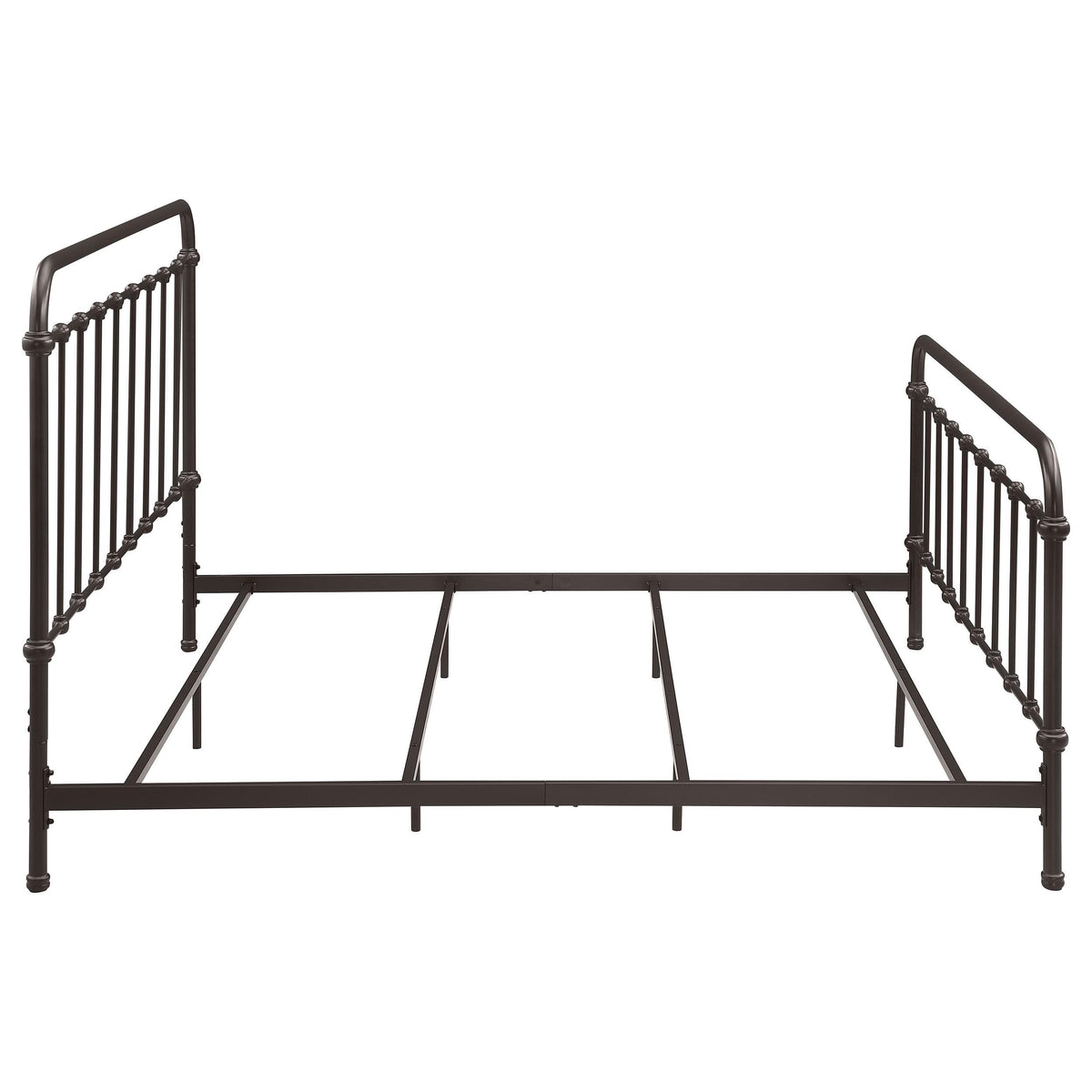 Coaster Furniture Livingston 300399KE Metal Eastern King Open Frame Bed - Dark Bronze IMAGE 7
