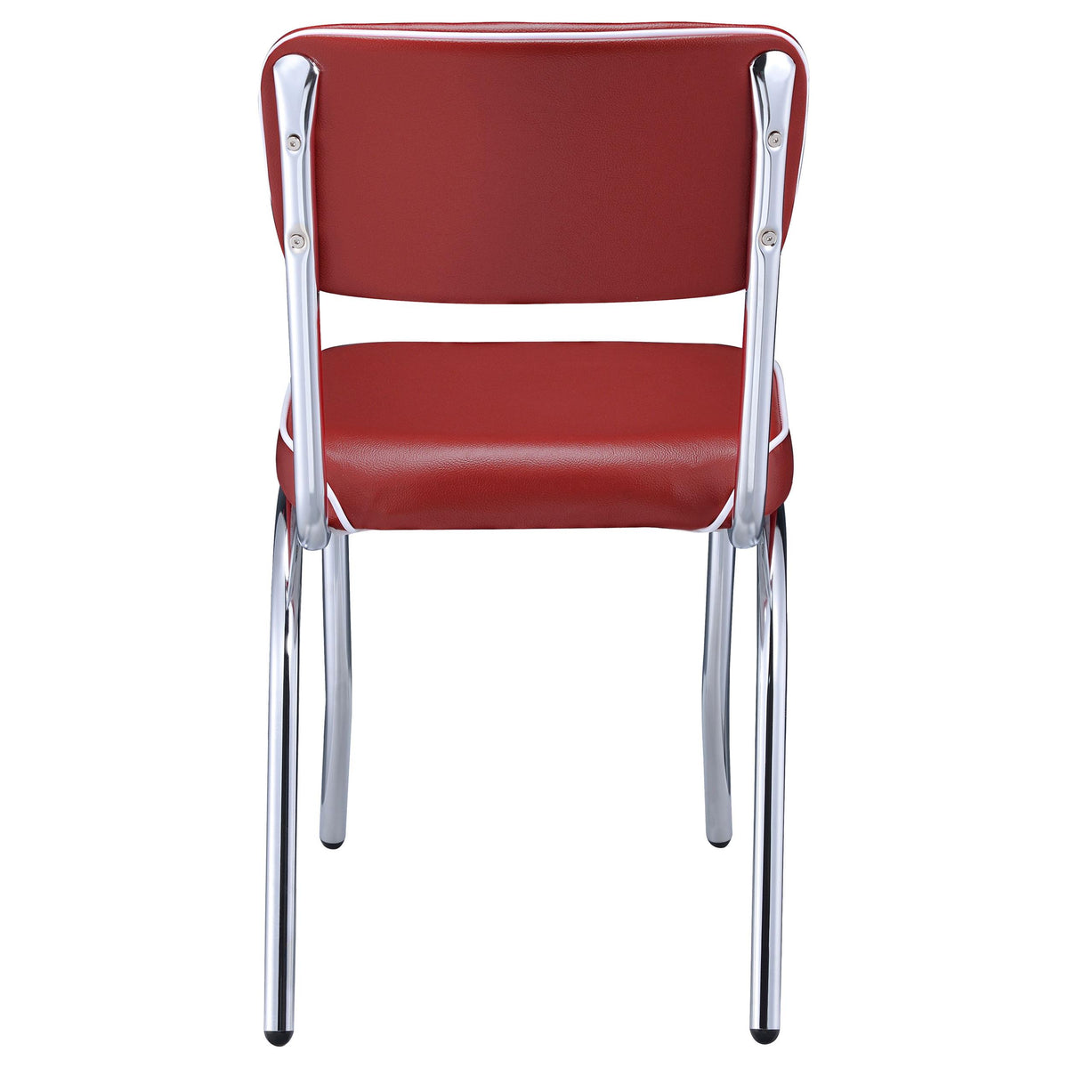 Coaster Furniture Retro 2450R Upholstered Dining Side Chair - Red (Set of 2) IMAGE 7