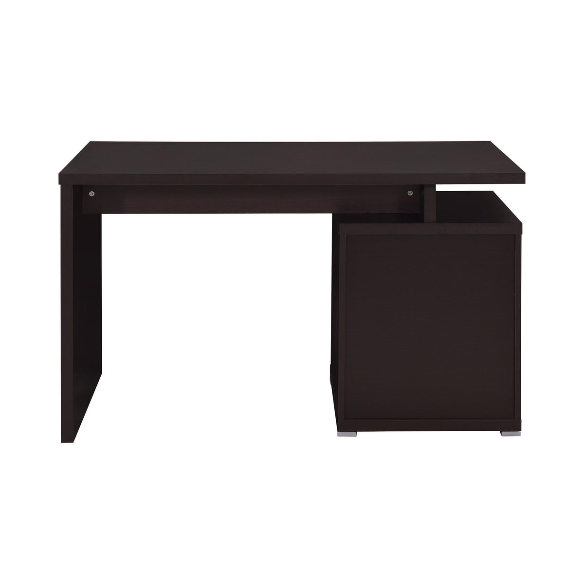 Coaster Furniture Irving 800109 47-inch 2-Drawer Office Computer Desk - Cappuccino IMAGE 5