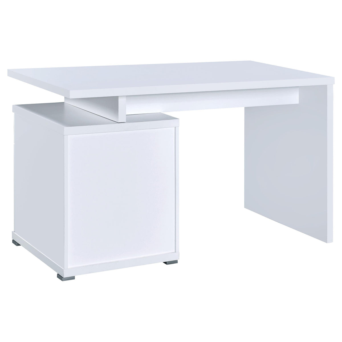 Coaster Furniture Irving 800110 47-inch 2-Drawer Office Computer Desk - White IMAGE 6