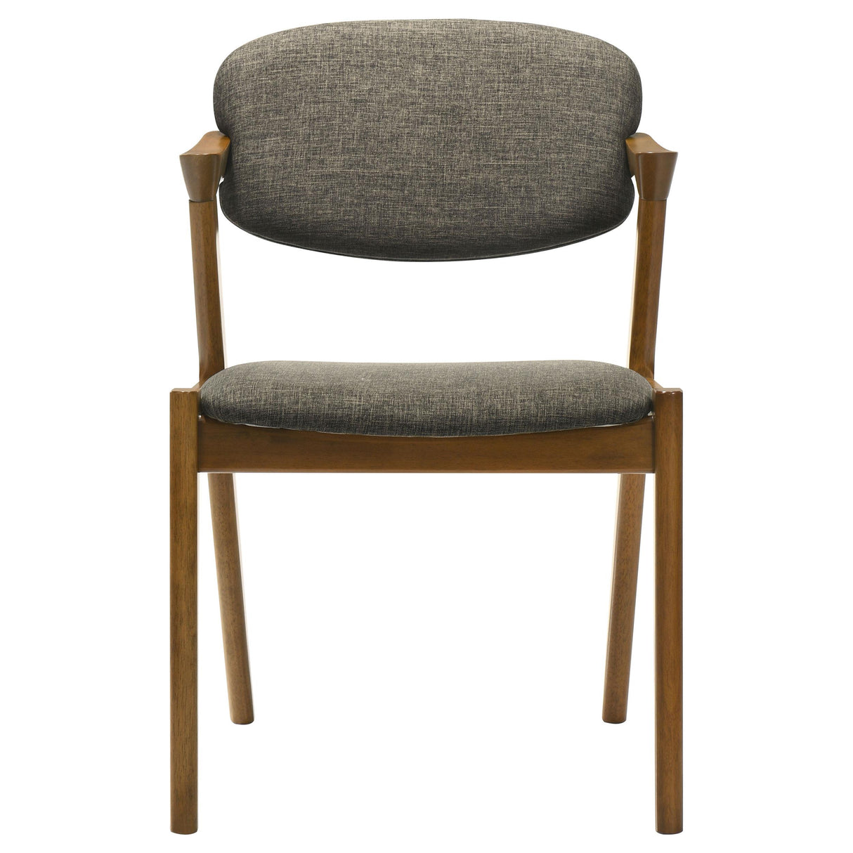 Coaster Furniture Malone 105352 Padded Wood Dining Arm Chair - Dark Walnut (Set of 2) IMAGE 2