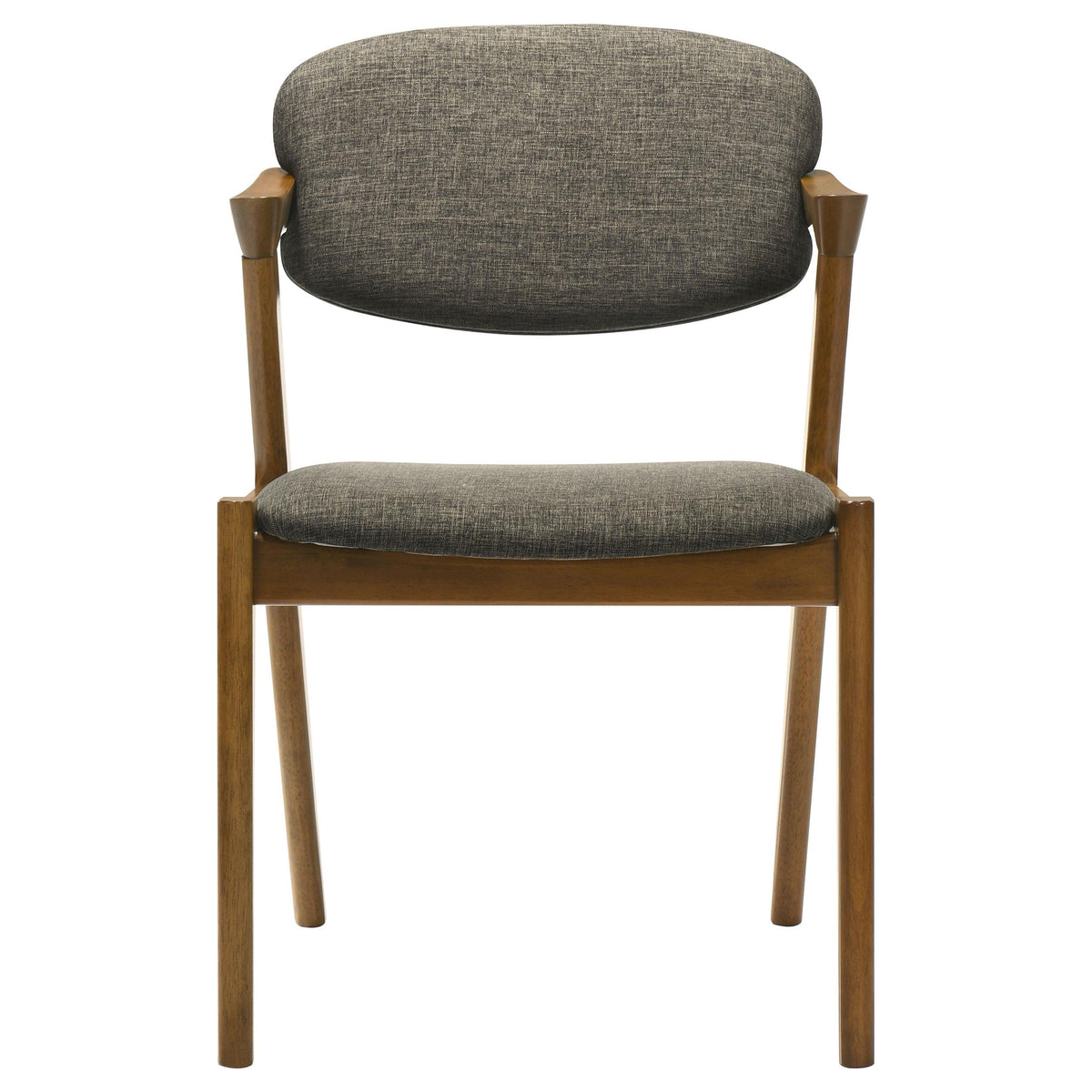 Coaster Furniture Malone 105352 Padded Wood Dining Arm Chair - Dark Walnut (Set of 2) IMAGE 3