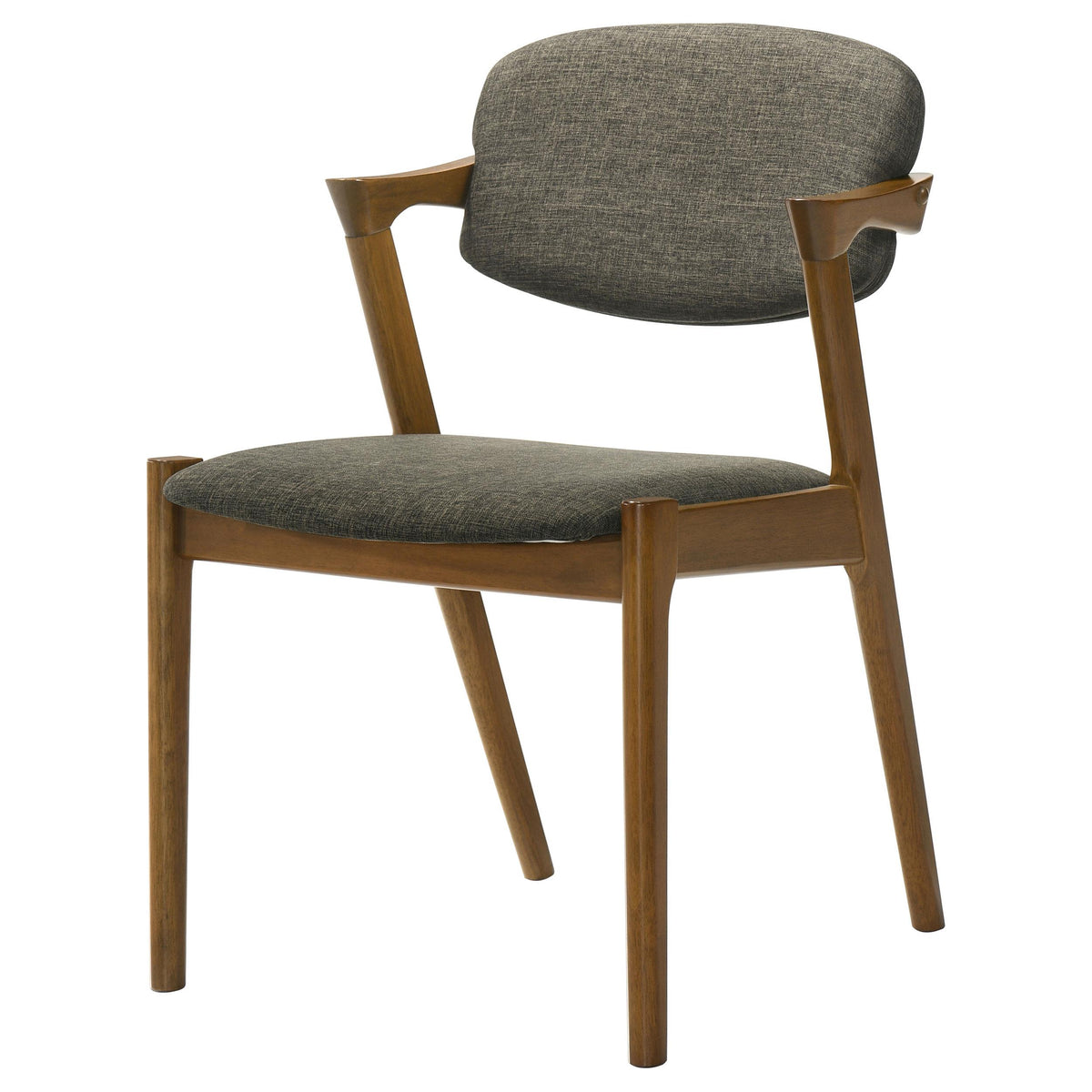 Coaster Furniture Malone 105352 Padded Wood Dining Arm Chair - Dark Walnut (Set of 2) IMAGE 4