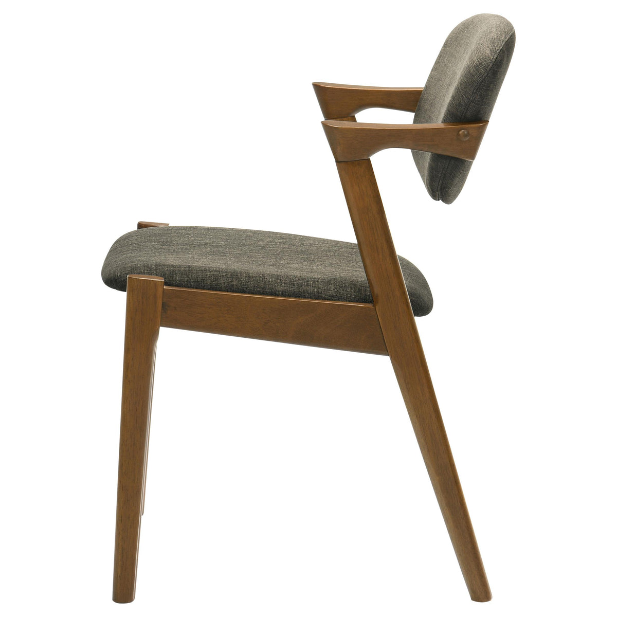 Coaster Furniture Malone 105352 Padded Wood Dining Arm Chair - Dark Walnut (Set of 2) IMAGE 5
