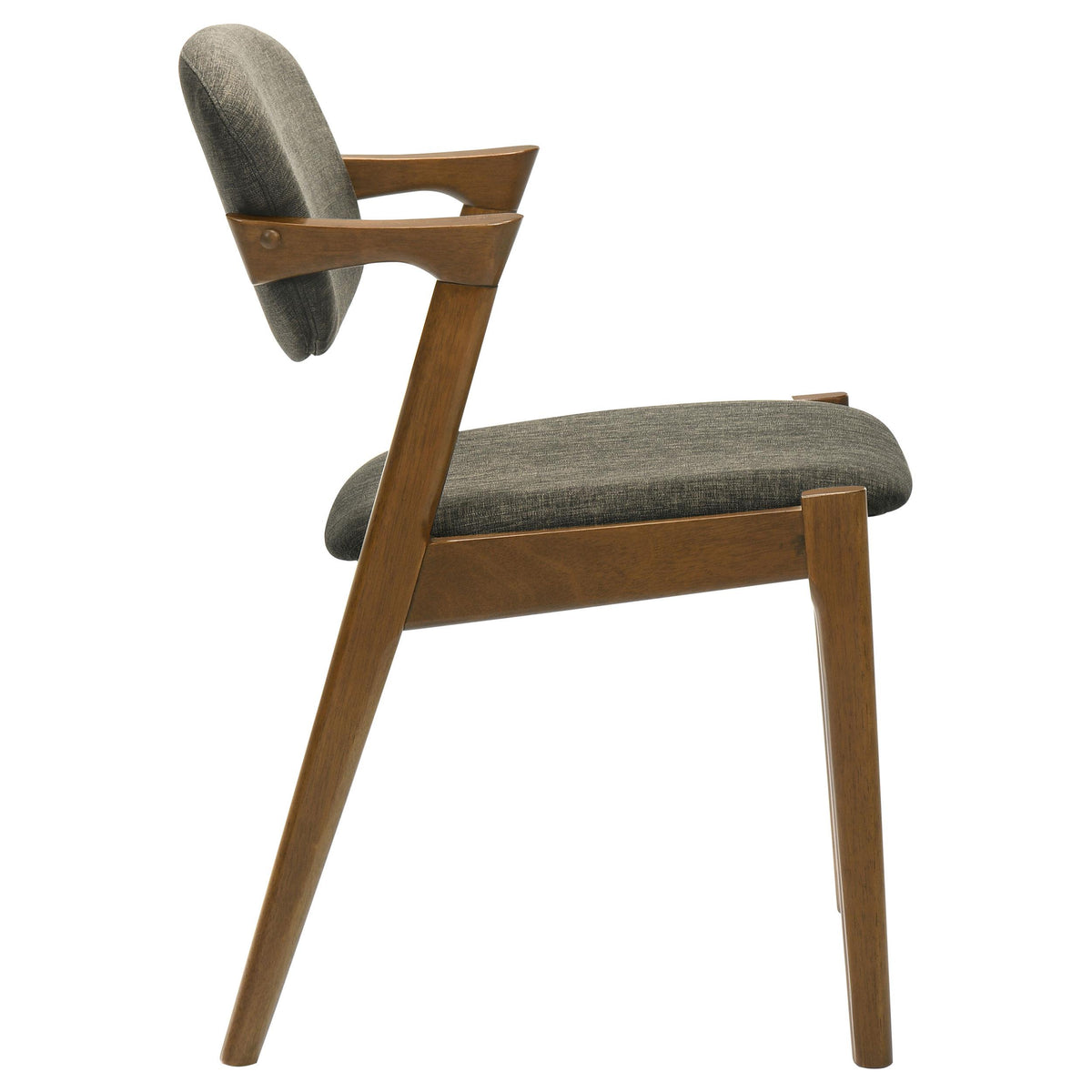 Coaster Furniture Malone 105352 Padded Wood Dining Arm Chair - Dark Walnut (Set of 2) IMAGE 8