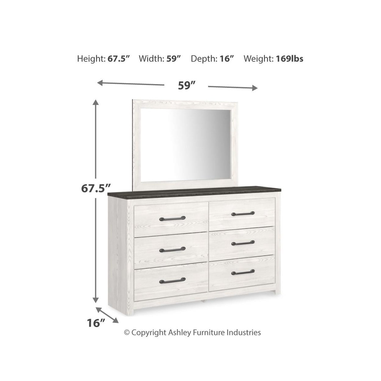 Signature Design by Ashley Gerridan B1190B22 6 pc Full Panel Bedroom Set IMAGE 16