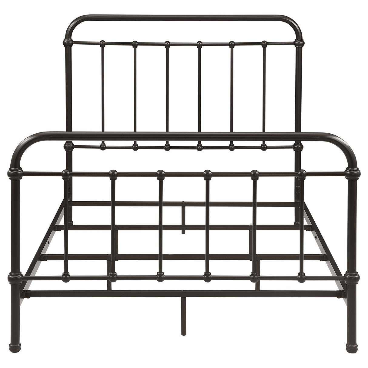 Coaster Furniture Livingston 300399F Metal Full Open Frame Bed - Dark Bronze IMAGE 2