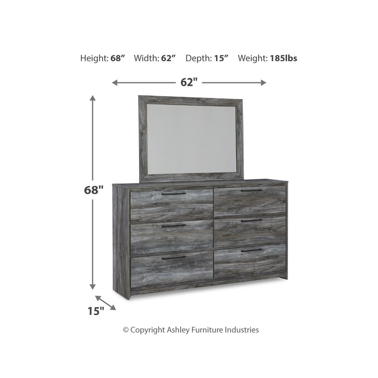 Signature Design by Ashley Baystorm B221B56 6 pc Queen Panel Bedroom Set IMAGE 9