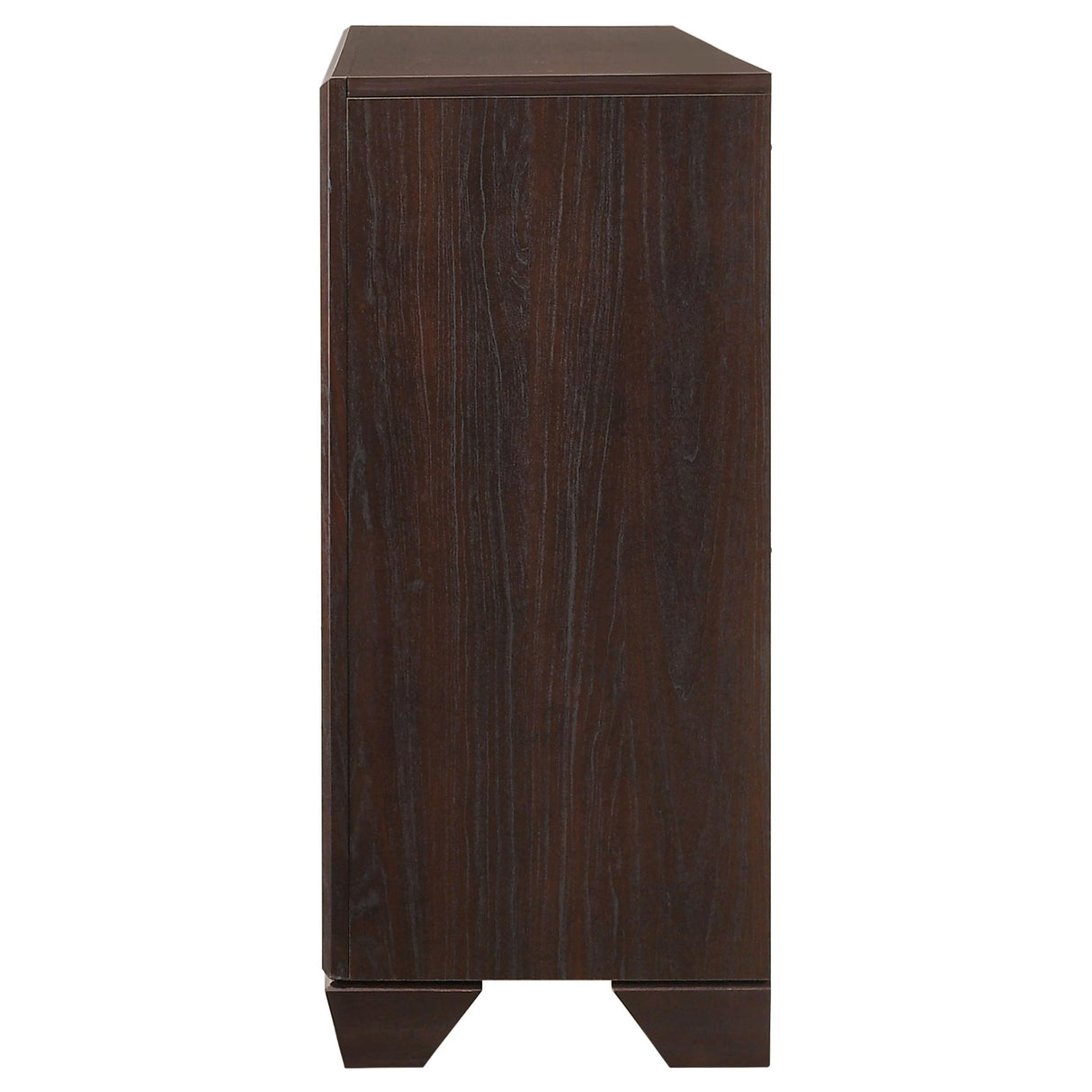 Coaster Furniture Kauffman 204393 6-Drawer Dresser - Dark Cocoa IMAGE 4