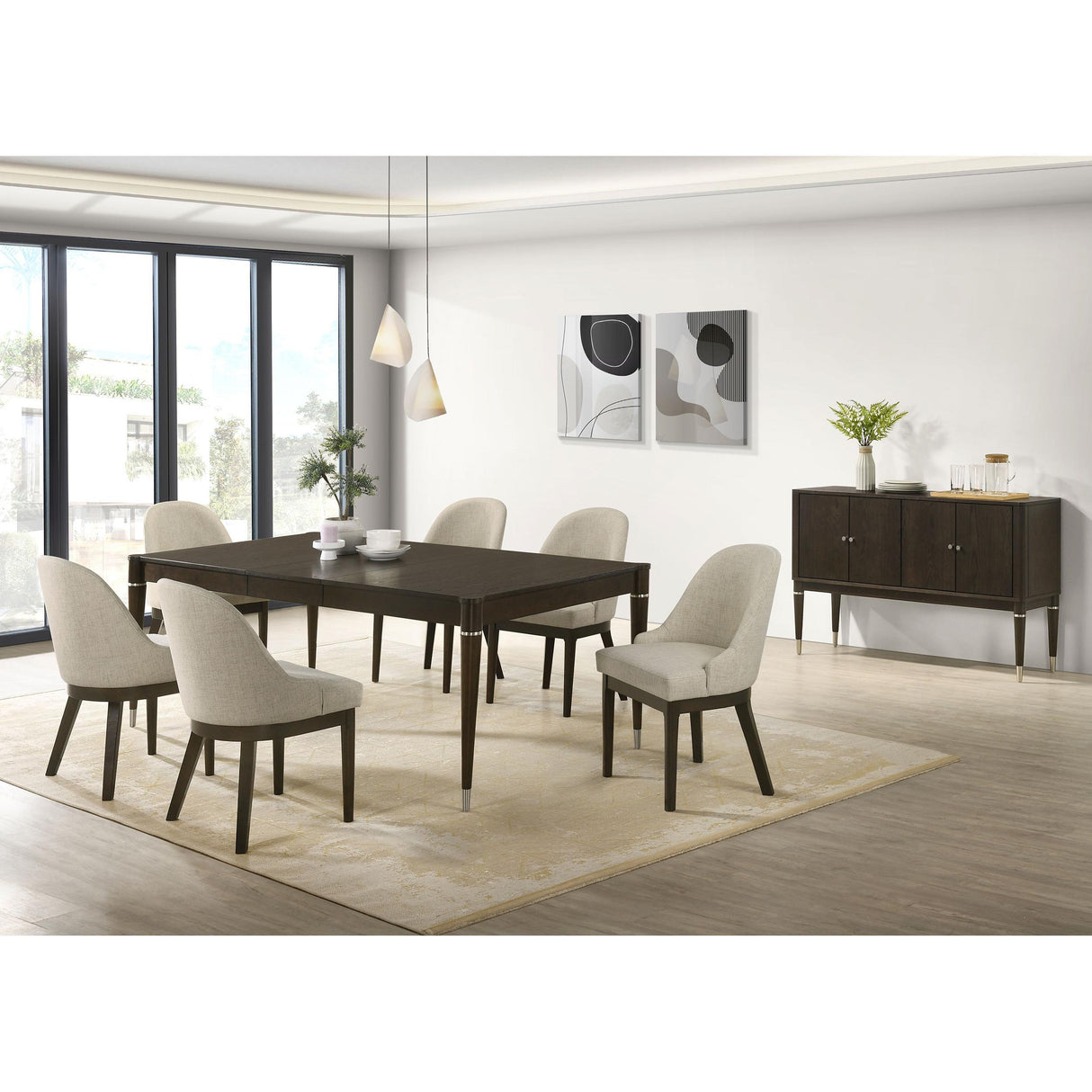 Coaster Furniture Reseda 193671-S7 7 pc Dining Set IMAGE 1