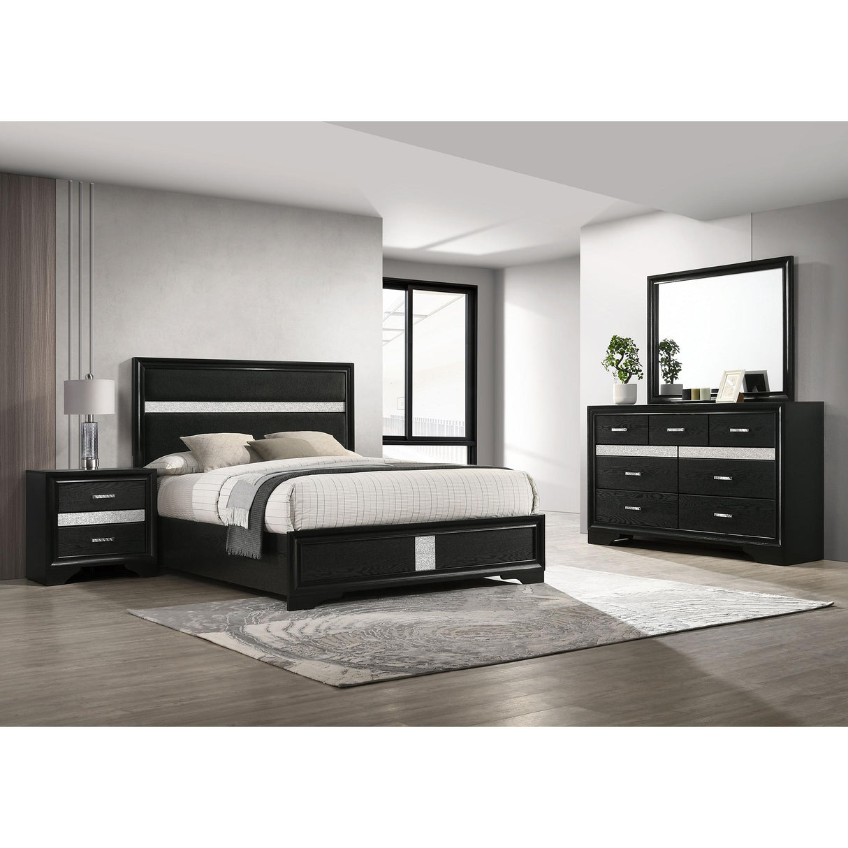 Coaster Furniture Miranda 206360KW-S4 6 pc California King Bedroom Set IMAGE 1