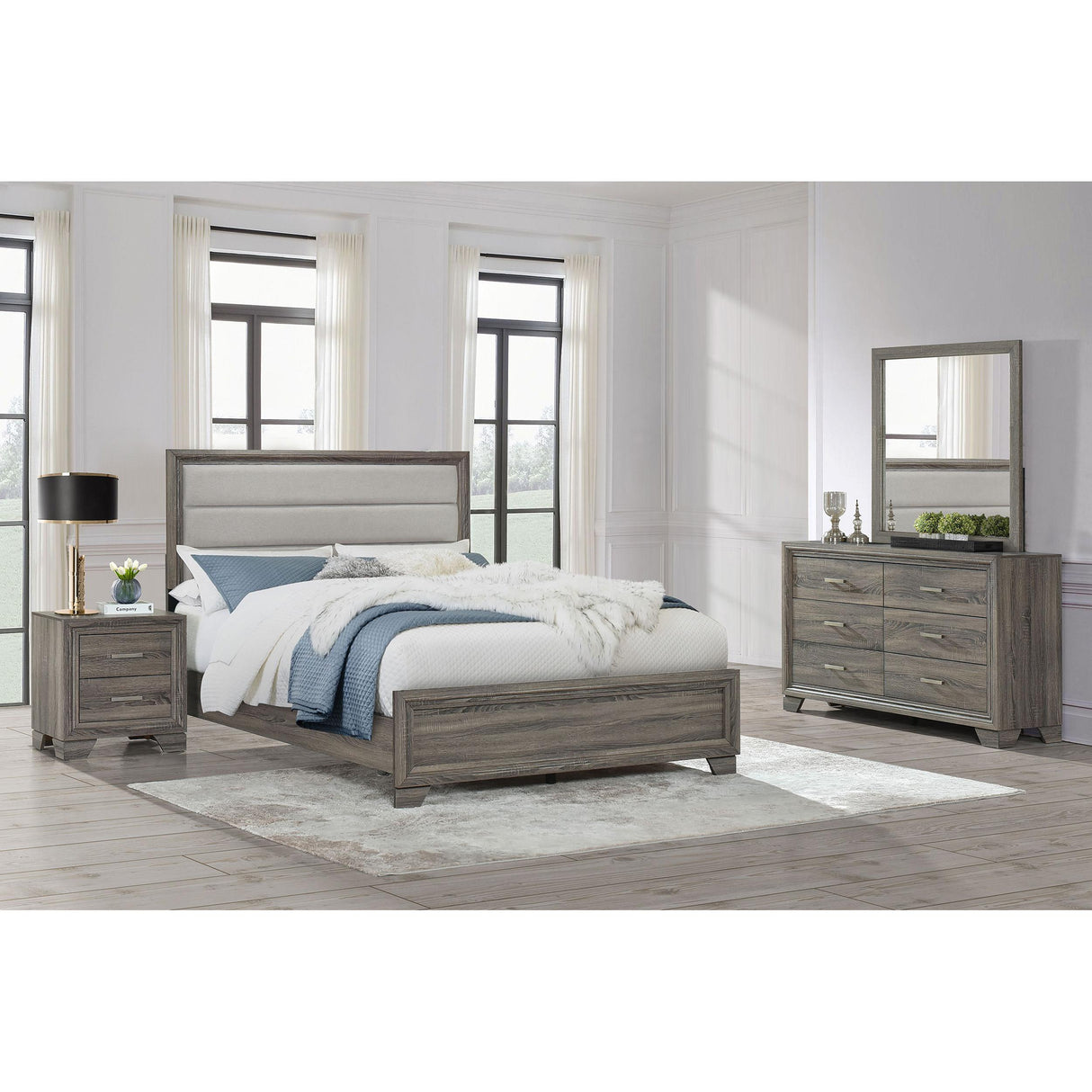 Coaster Furniture Wright 223341KW-S4 6 pc California King Bedroom Set IMAGE 1