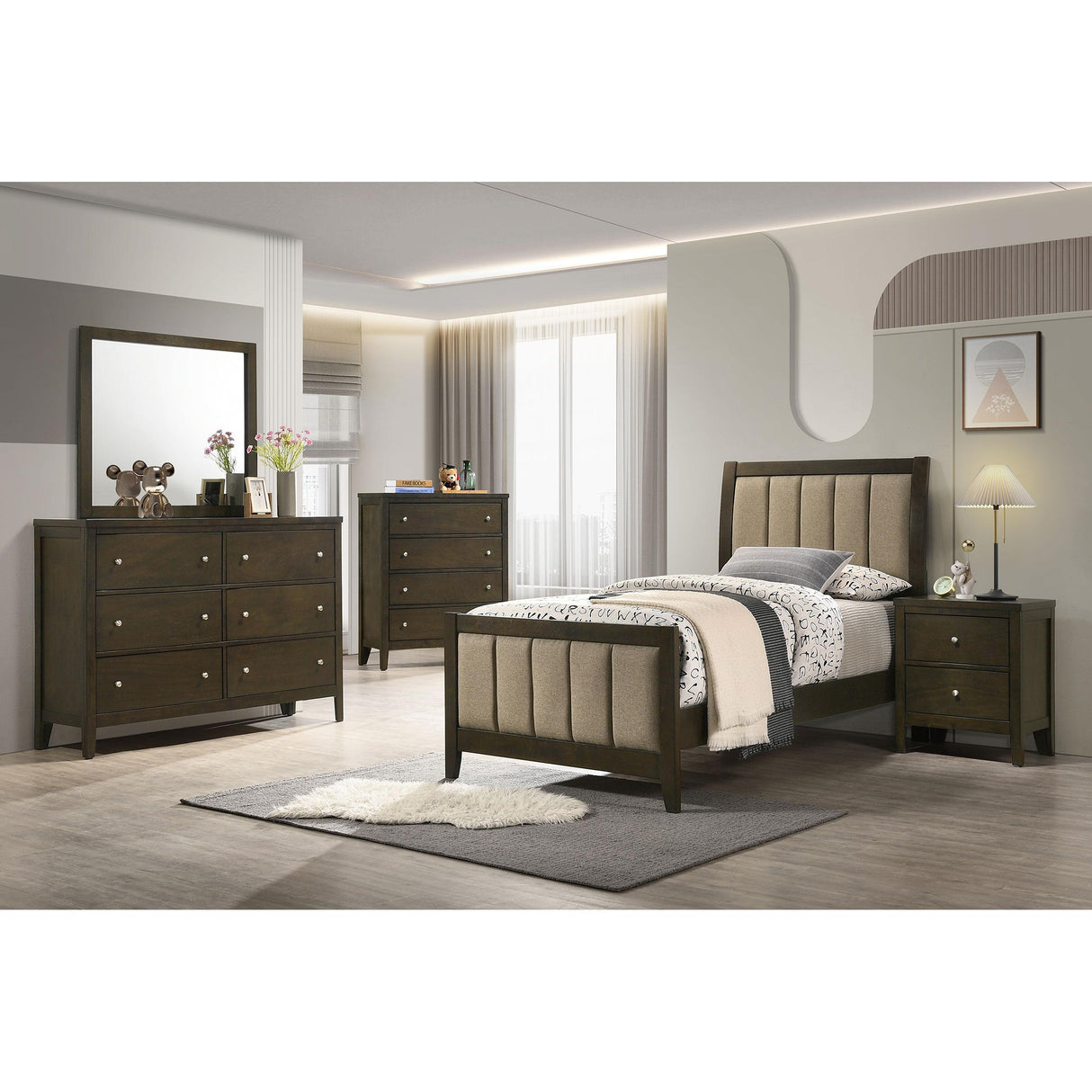 Coaster Furniture Wilkes 224421T-S5 7 pc King Bedroom Set IMAGE 1