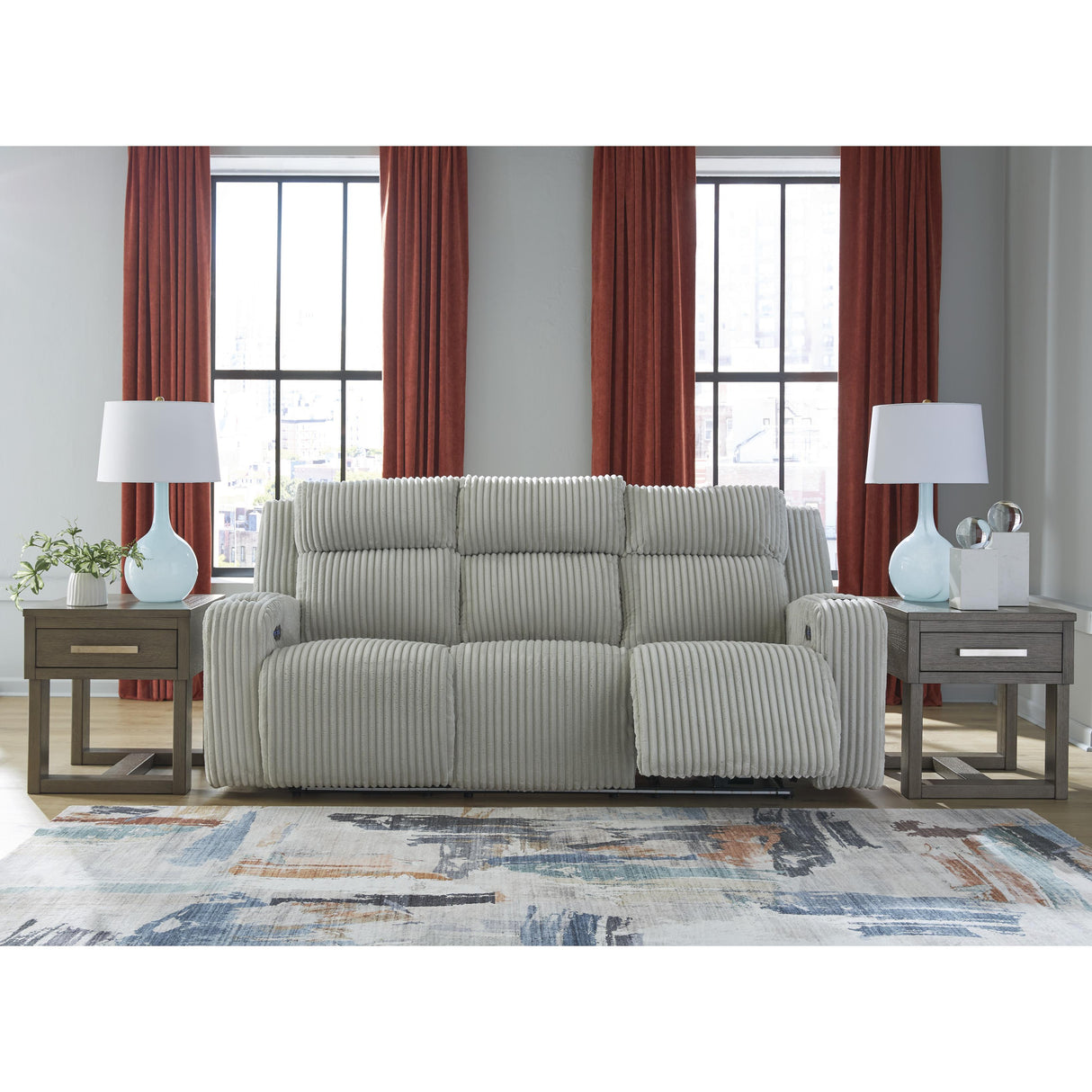 Signature Design by Ashley Forest Lake PC64203 2 pc Power Reclining Living Room Set IMAGE 5