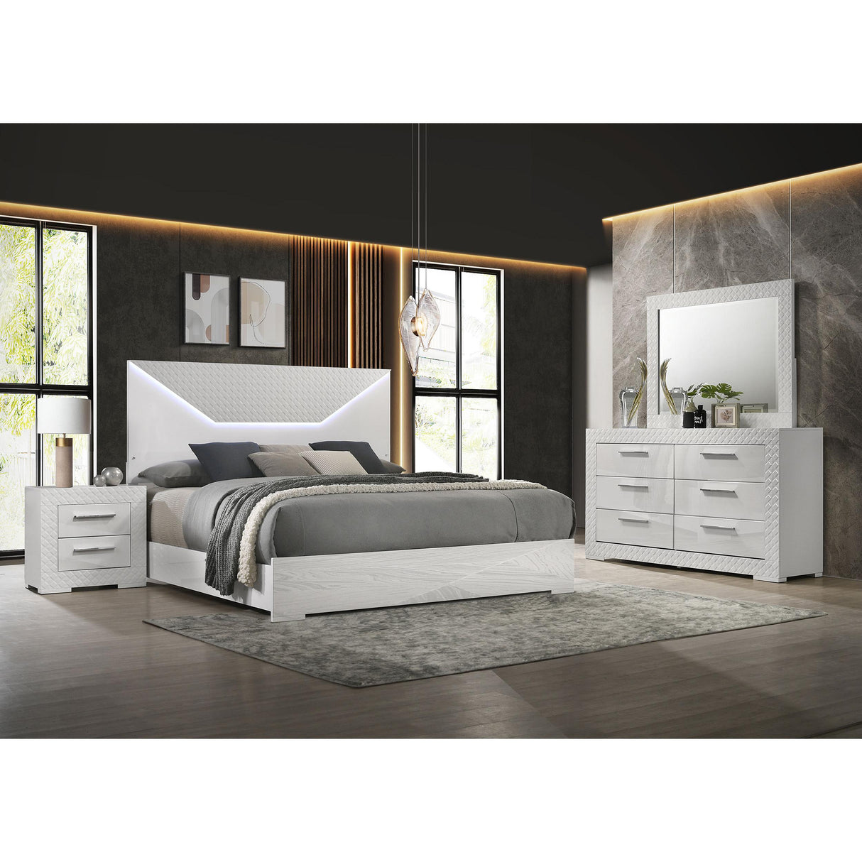 Coaster Furniture Ives 224941Q-S4 6 pc Queen Panel Bedroom Set IMAGE 1